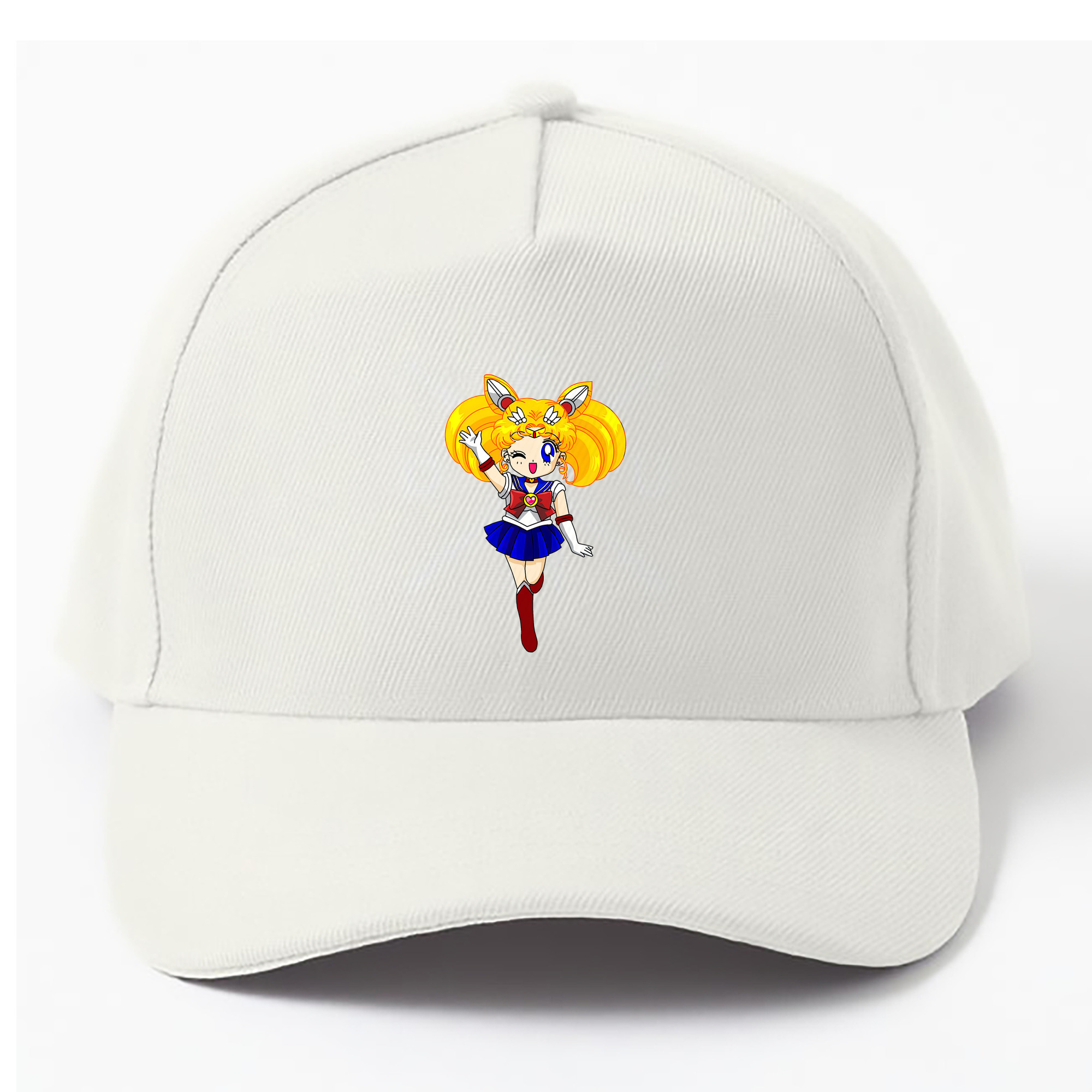 （画像用） 美少女戦士セーラームーン 月野 うさぎ つきの うさぎ Sailor Moon Tsukino Usagi ベースボールキャップ 綿100％ 男女兼用 帽子 スポーツ