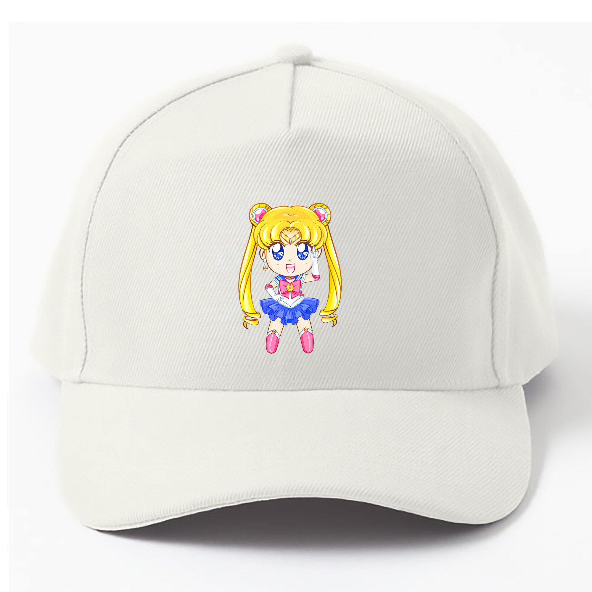 （画像用） 美少女戦士セーラームーン 月野 うさぎ つきの うさぎ Sailor Moon Tsukino Usagi ベースボールキャップ 綿100％ 男女兼用 帽子 スポーツ