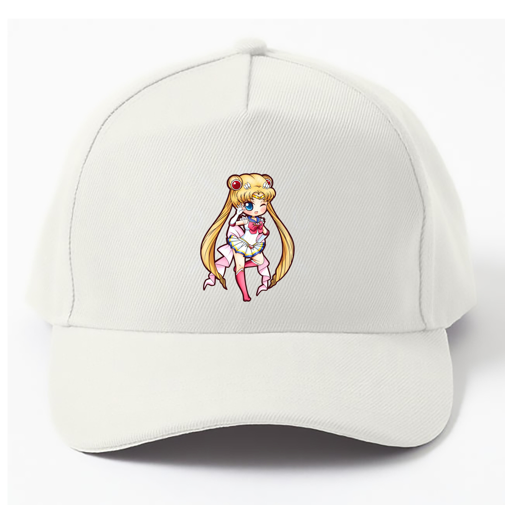 （画像用） 美少女戦士セーラームーン 月野 うさぎ つきの うさぎ Sailor Moon Tsukino Usagi ベースボールキャップ 綿100％ 男女兼用 帽子 スポーツ