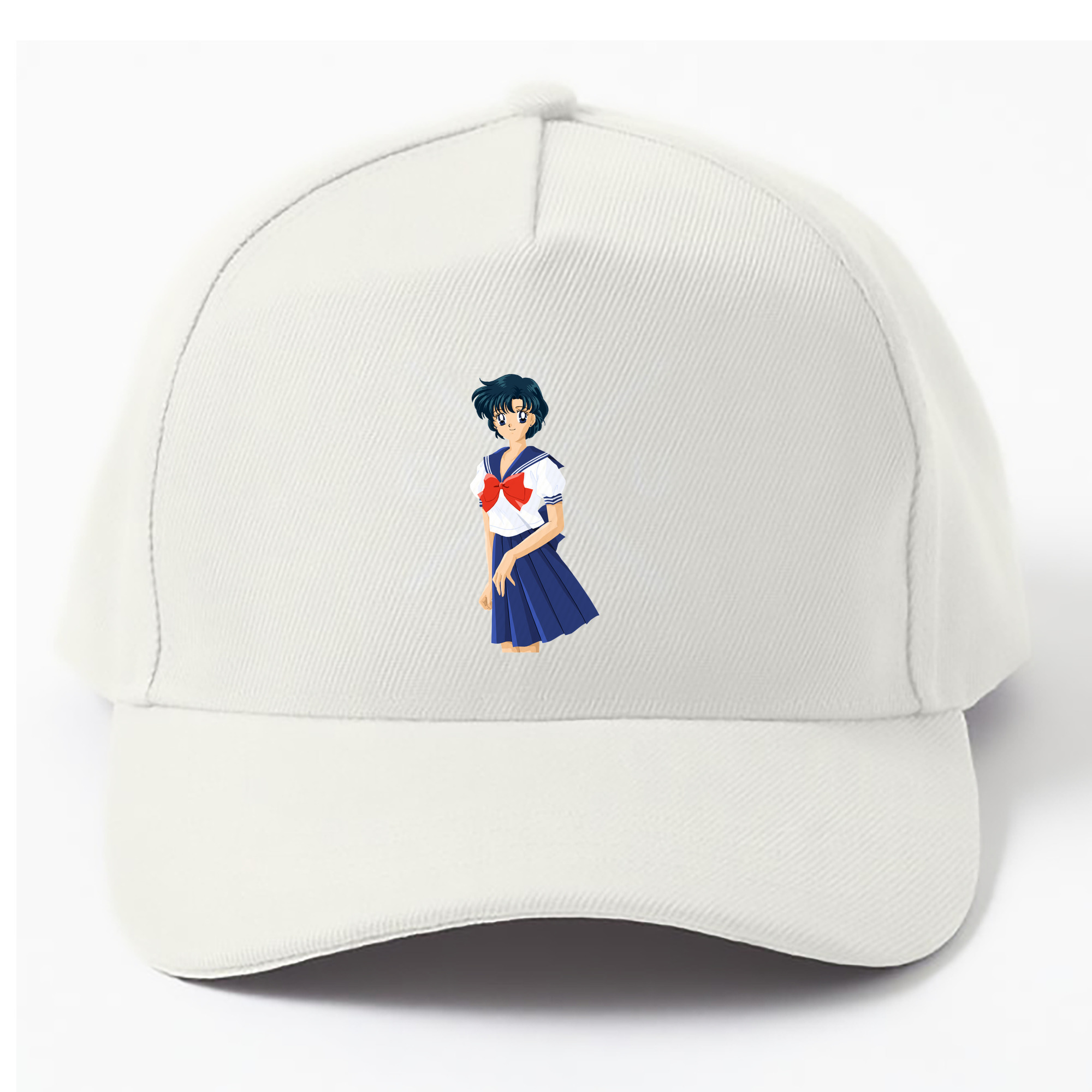 （画像用） 美少女戦士セーラームーン 水野 亜美 みずの あみ Sailor Moon Mizuno Ami ベースボールキャップ 綿100％ 男女兼用 帽子 スポーツ