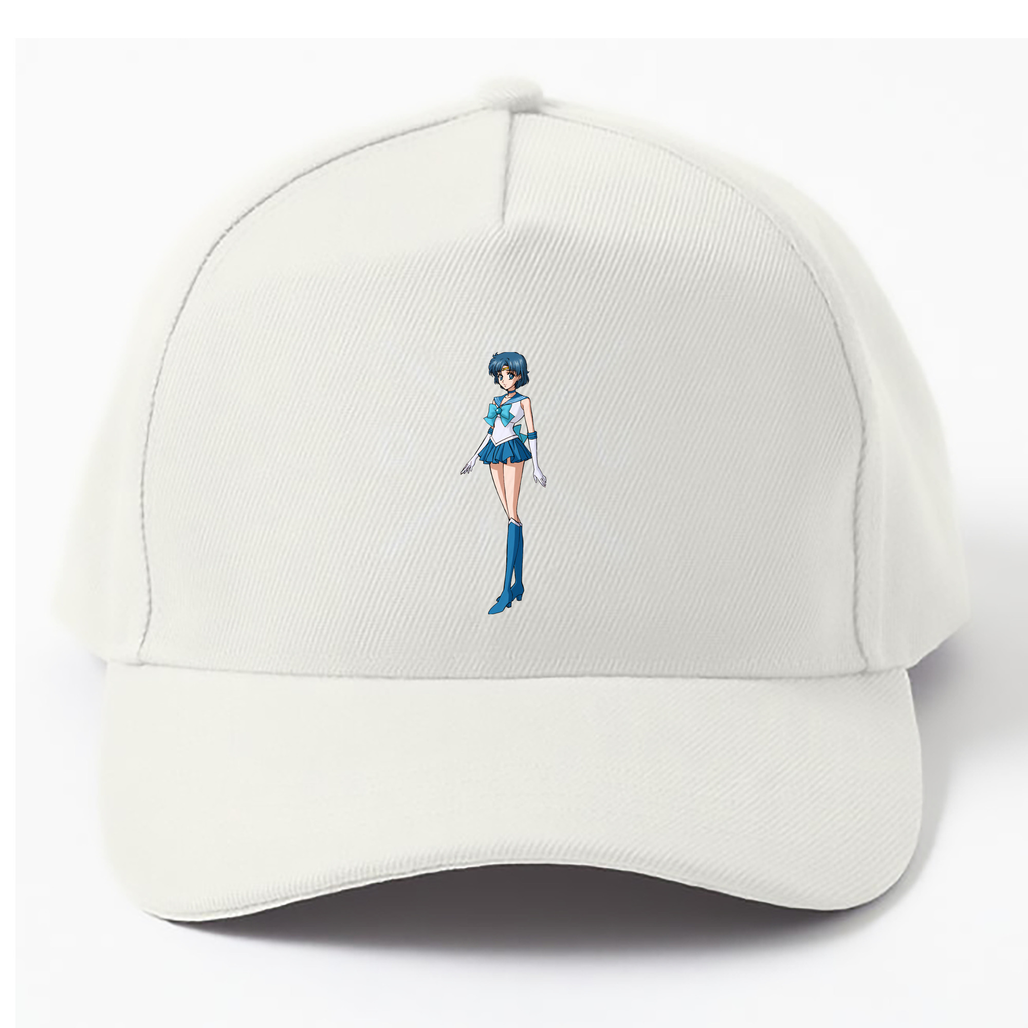 （画像用） 美少女戦士セーラームーン 水野 亜美 みずの あみ Sailor Moon Mizuno Ami ベースボールキャップ 綿100％ 男女兼用 帽子 スポーツ