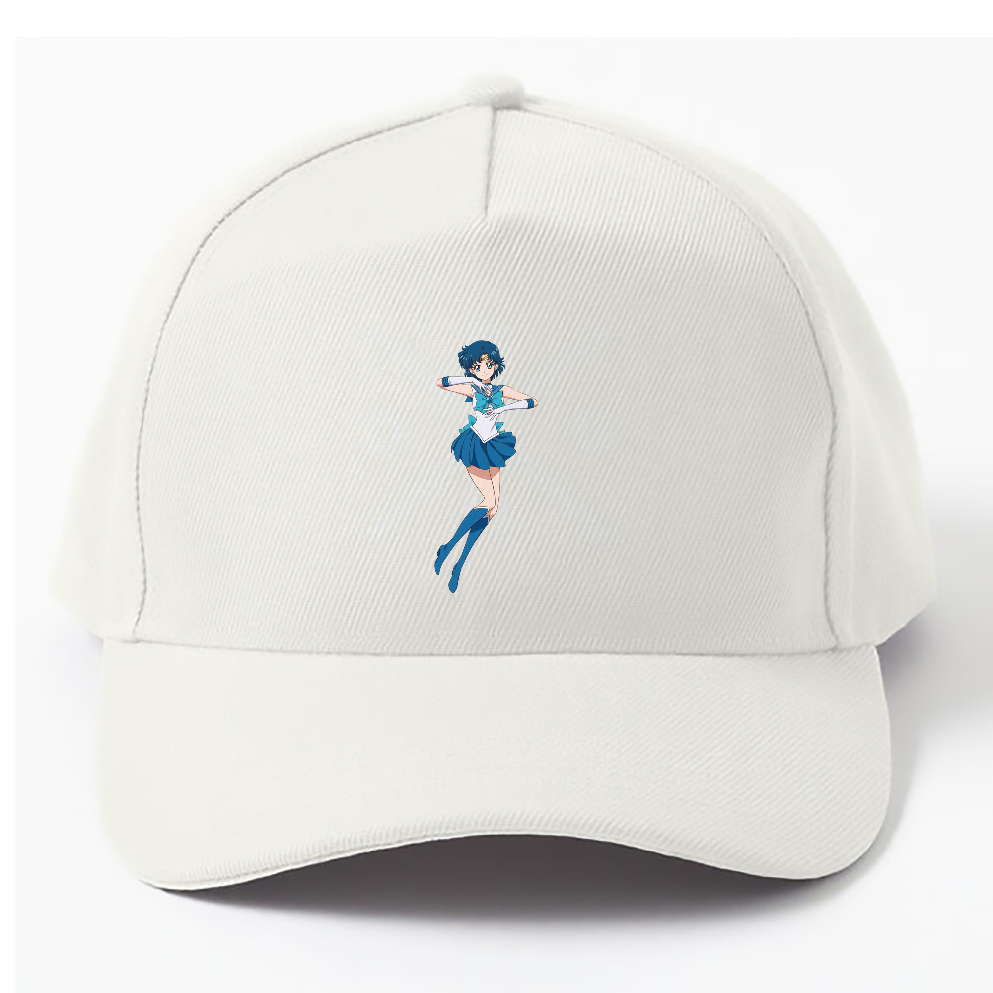 （画像用） 美少女戦士セーラームーン 水野 亜美 みずの あみ Sailor Moon Mizuno Ami ベースボールキャップ 綿100％ 男女兼用 帽子 スポーツ
