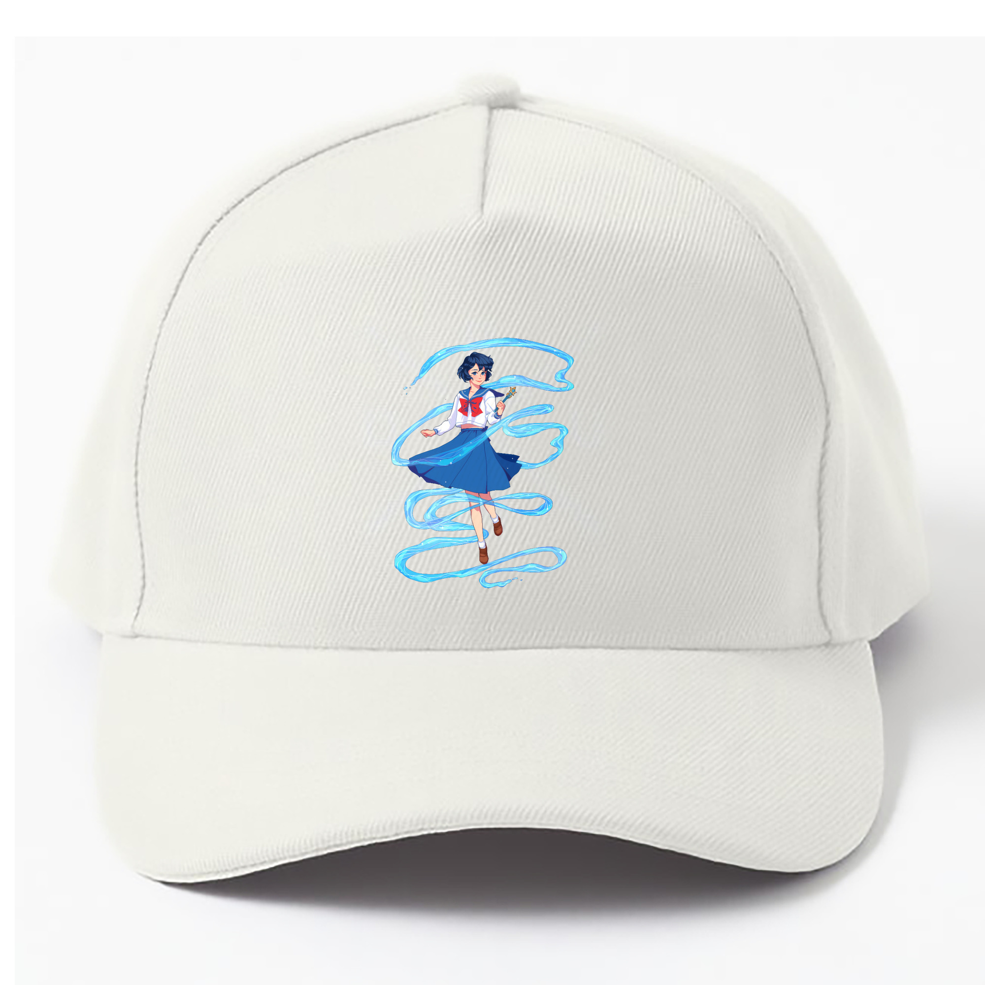 （画像用） 美少女戦士セーラームーン 水野 亜美 みずの あみ Sailor Moon Mizuno Ami ベースボールキャップ 綿100％ 男女兼用 帽子 スポーツ