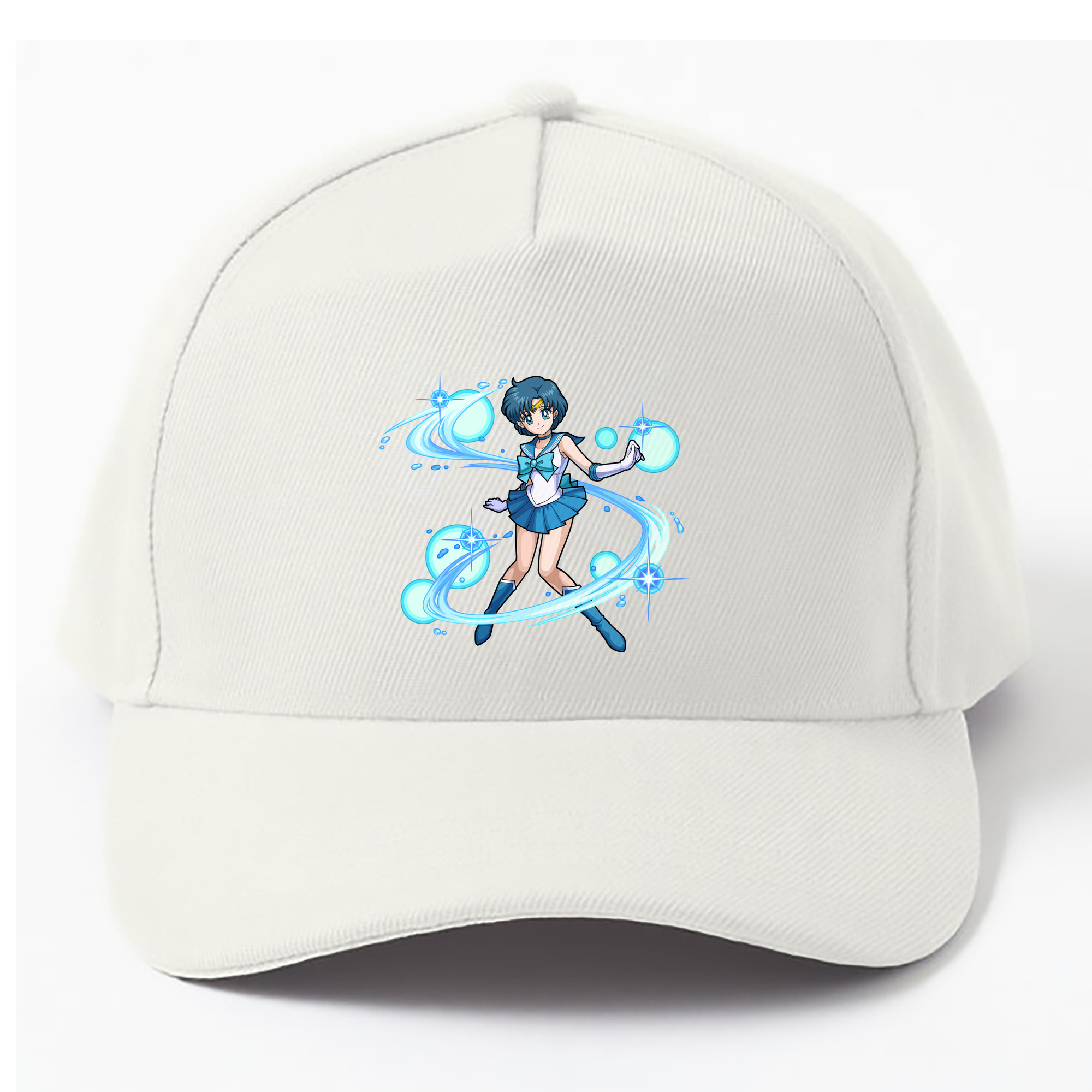 （画像用） 美少女戦士セーラームーン 水野 亜美 みずの あみ Sailor Moon Mizuno Ami ベースボールキャップ 綿100％ 男女兼用 帽子 スポーツ