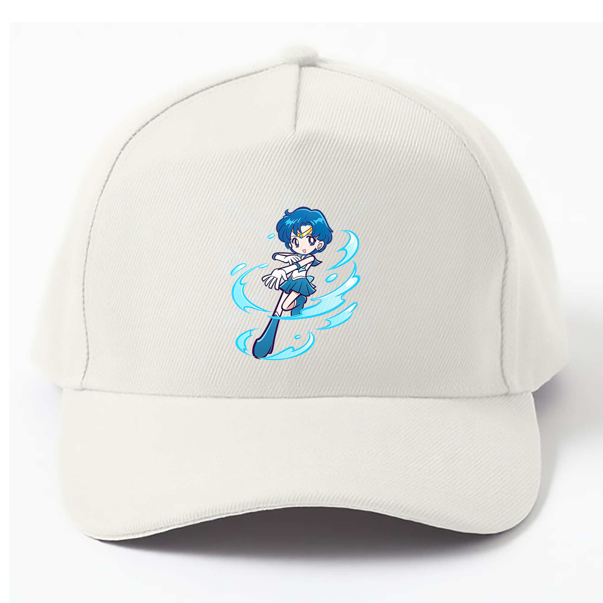 （画像用） 美少女戦士セーラームーン 水野 亜美 みずの あみ Sailor Moon Mizuno Ami ベースボールキャップ 綿100％ 男女兼用 帽子 スポーツ
