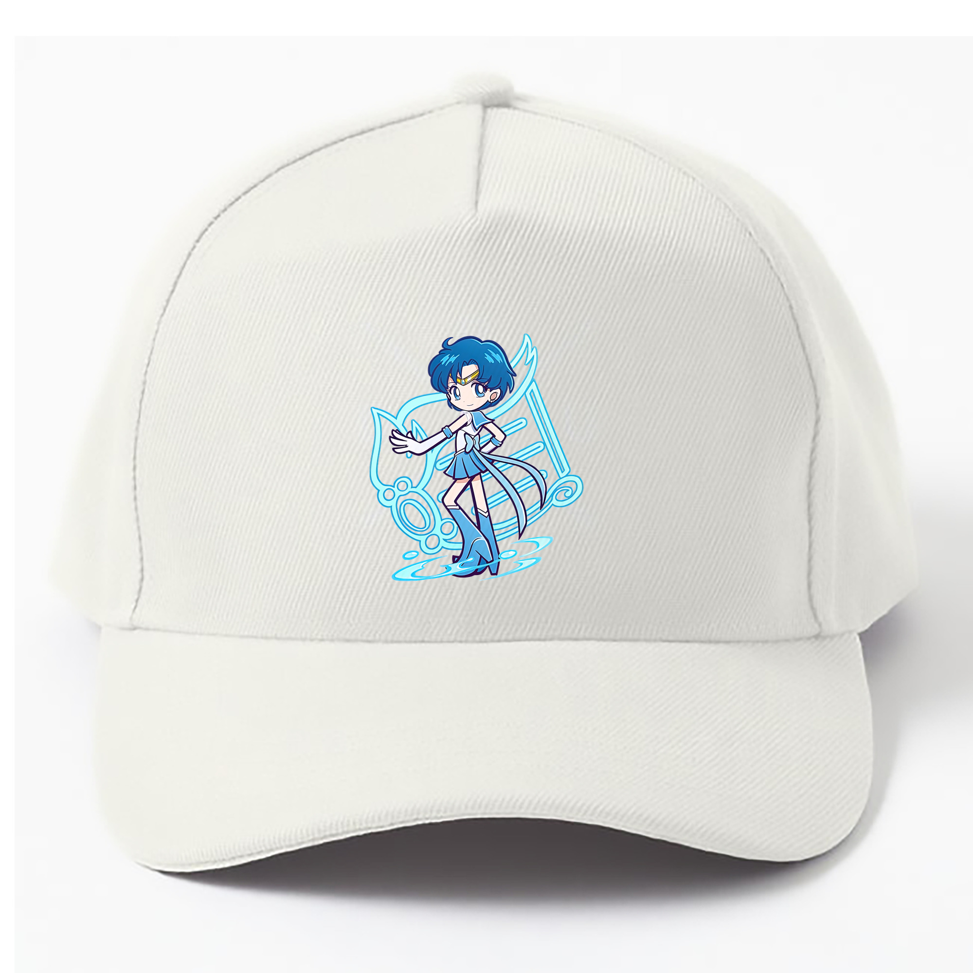 （画像用） 美少女戦士セーラームーン 水野 亜美 みずの あみ Sailor Moon Mizuno Ami ベースボールキャップ 綿100％ 男女兼用 帽子 スポーツ