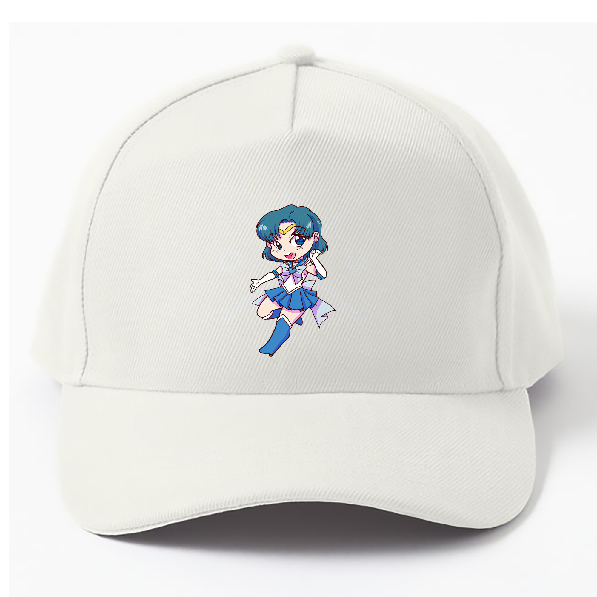 （画像用） 美少女戦士セーラームーン 水野 亜美 みずの あみ Sailor Moon Mizuno Ami ベースボールキャップ 綿100％ 男女兼用 帽子 スポーツ
