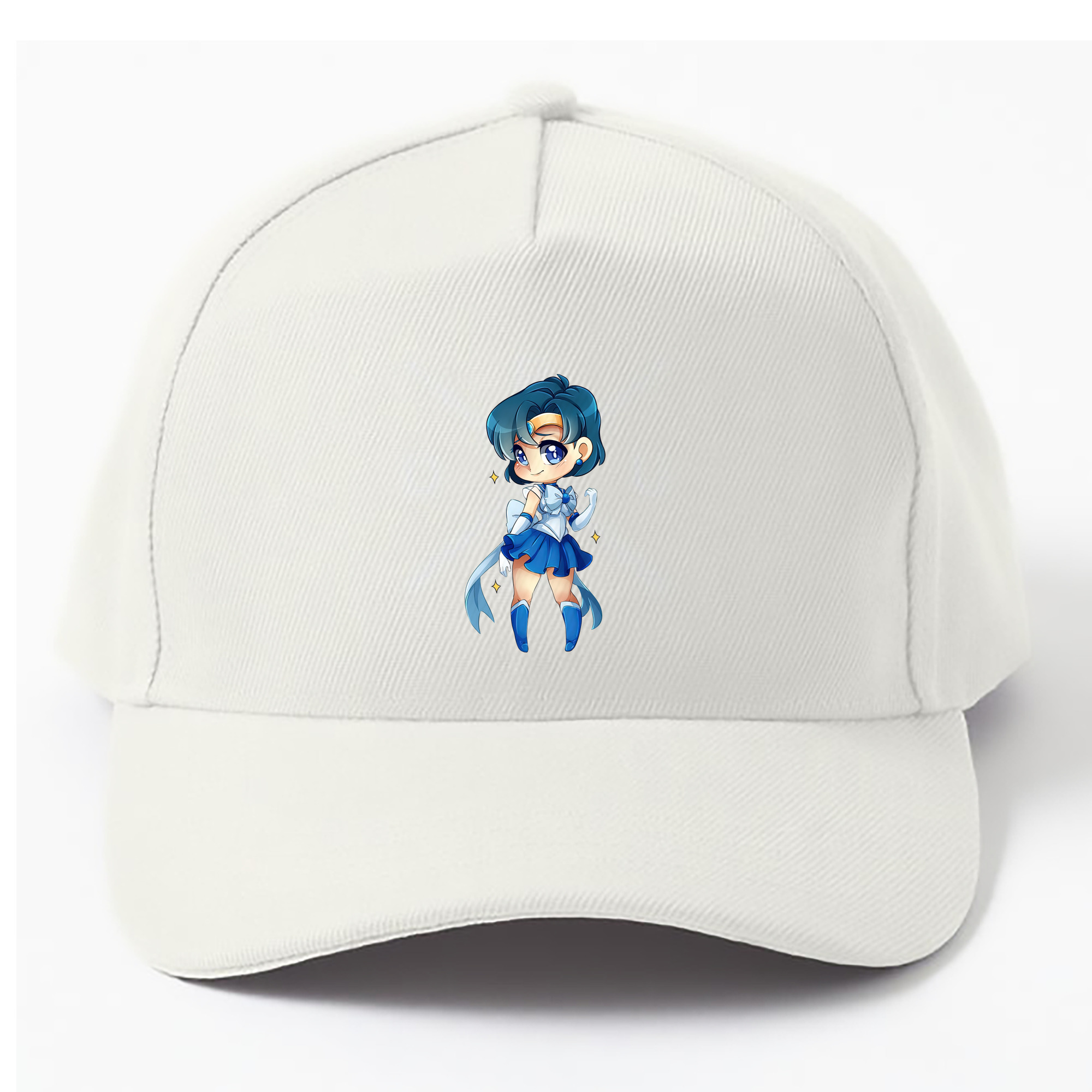 （画像用） 美少女戦士セーラームーン 水野 亜美 みずの あみ Sailor Moon Mizuno Ami ベースボールキャップ 綿100％ 男女兼用 帽子 スポーツ