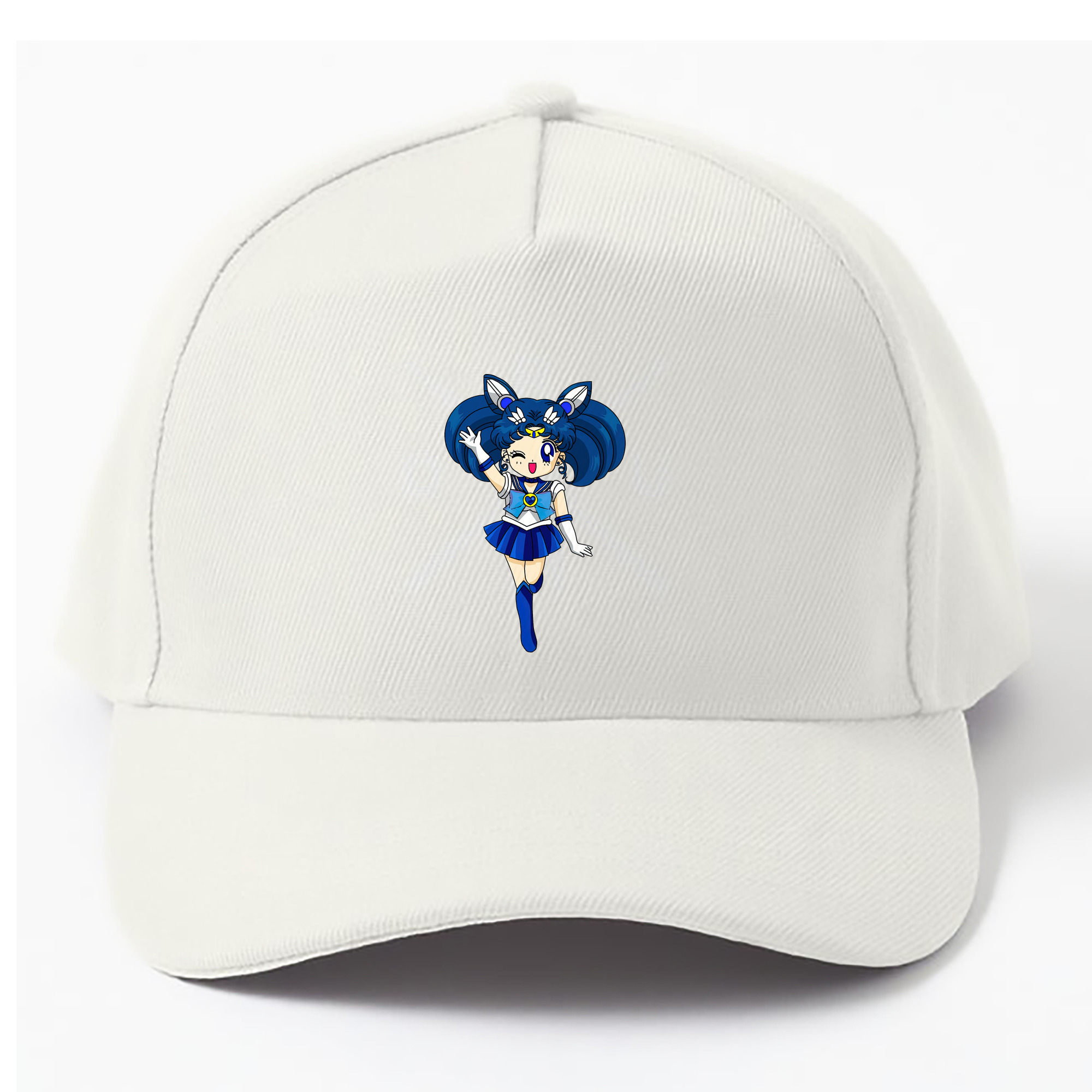 （画像用） 美少女戦士セーラームーン 水野 亜美 みずの あみ Sailor Moon Mizuno Ami ベースボールキャップ 綿100％ 男女兼用 帽子 スポーツ