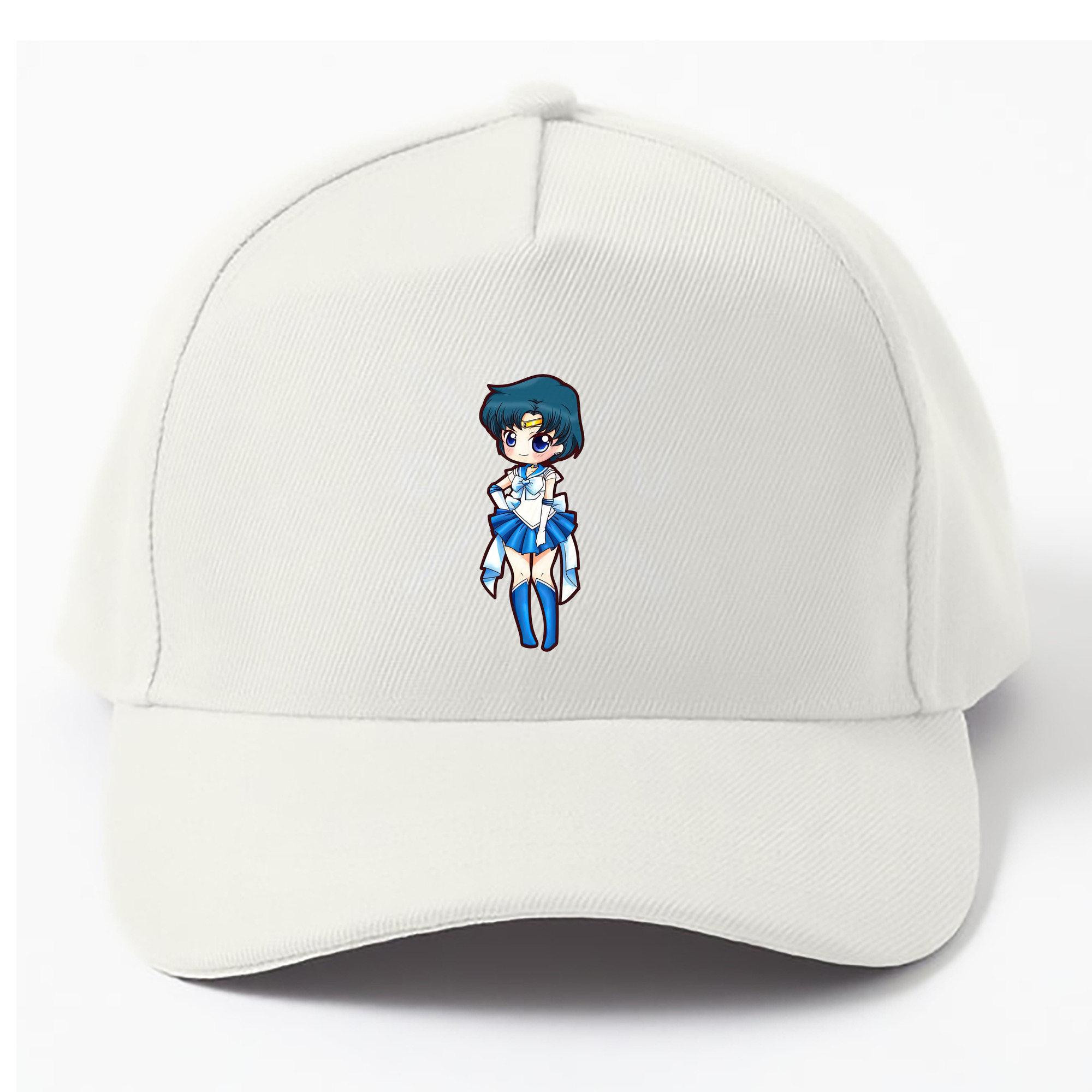 （画像用） 美少女戦士セーラームーン 水野 亜美 みずの あみ Sailor Moon Mizuno Ami ベースボールキャップ 綿100％ 男女兼用 帽子 スポーツ