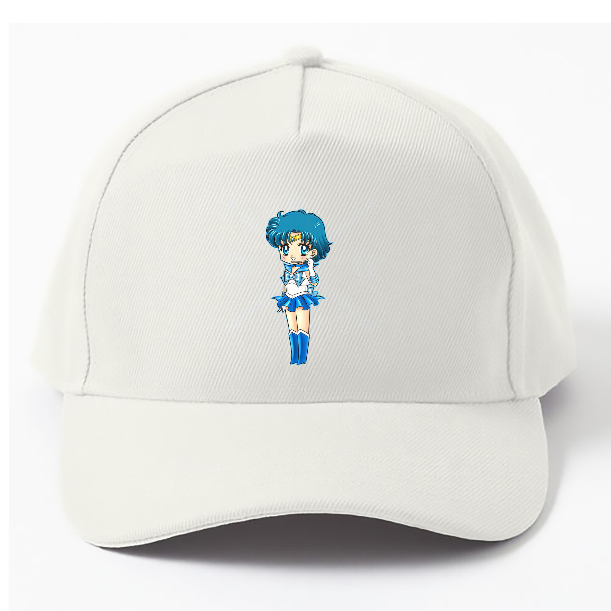 （画像用） 美少女戦士セーラームーン 水野 亜美 みずの あみ Sailor Moon Mizuno Ami ベースボールキャップ 綿100％ 男女兼用 帽子 スポーツ