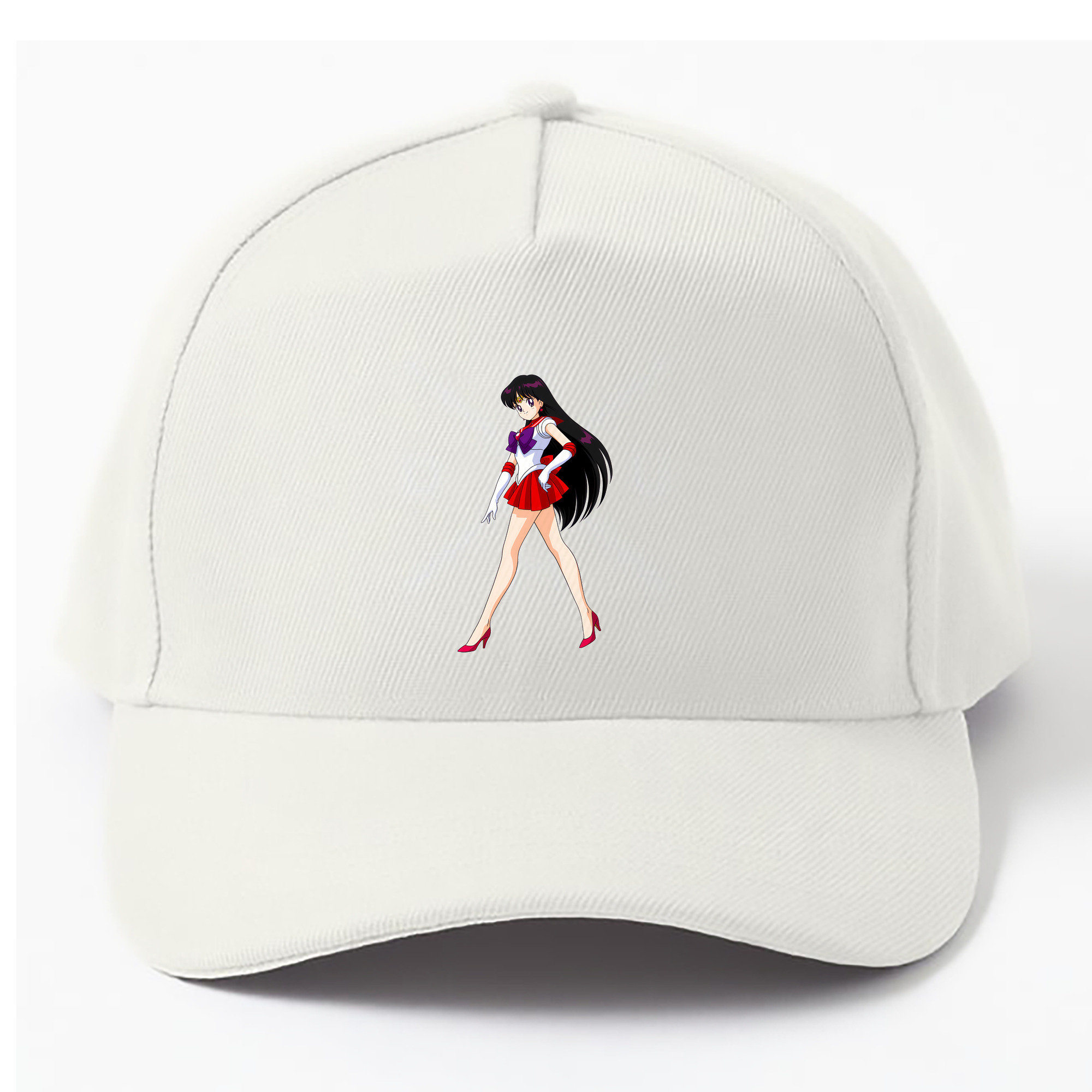 （画像用） 美少女戦士セーラームーン 火野レイ ひの レイ Sailor Moon Hino Rei （セーラーマーズ,Sailor Mars） ベースボールキャップ 綿100％ 男女兼用 帽子 スポーツ