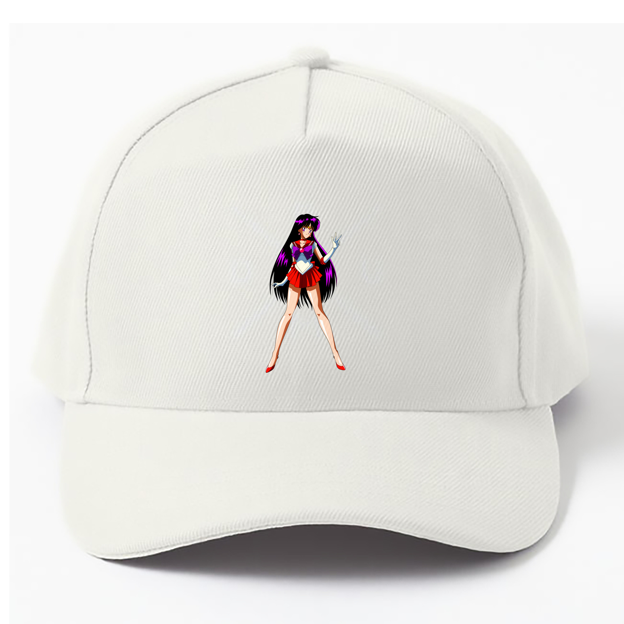 （画像用） 美少女戦士セーラームーン 火野レイ ひの レイ Sailor Moon Hino Rei （セーラーマーズ,Sailor Mars） ベースボールキャップ 綿100％ 男女兼用 帽子 スポーツ