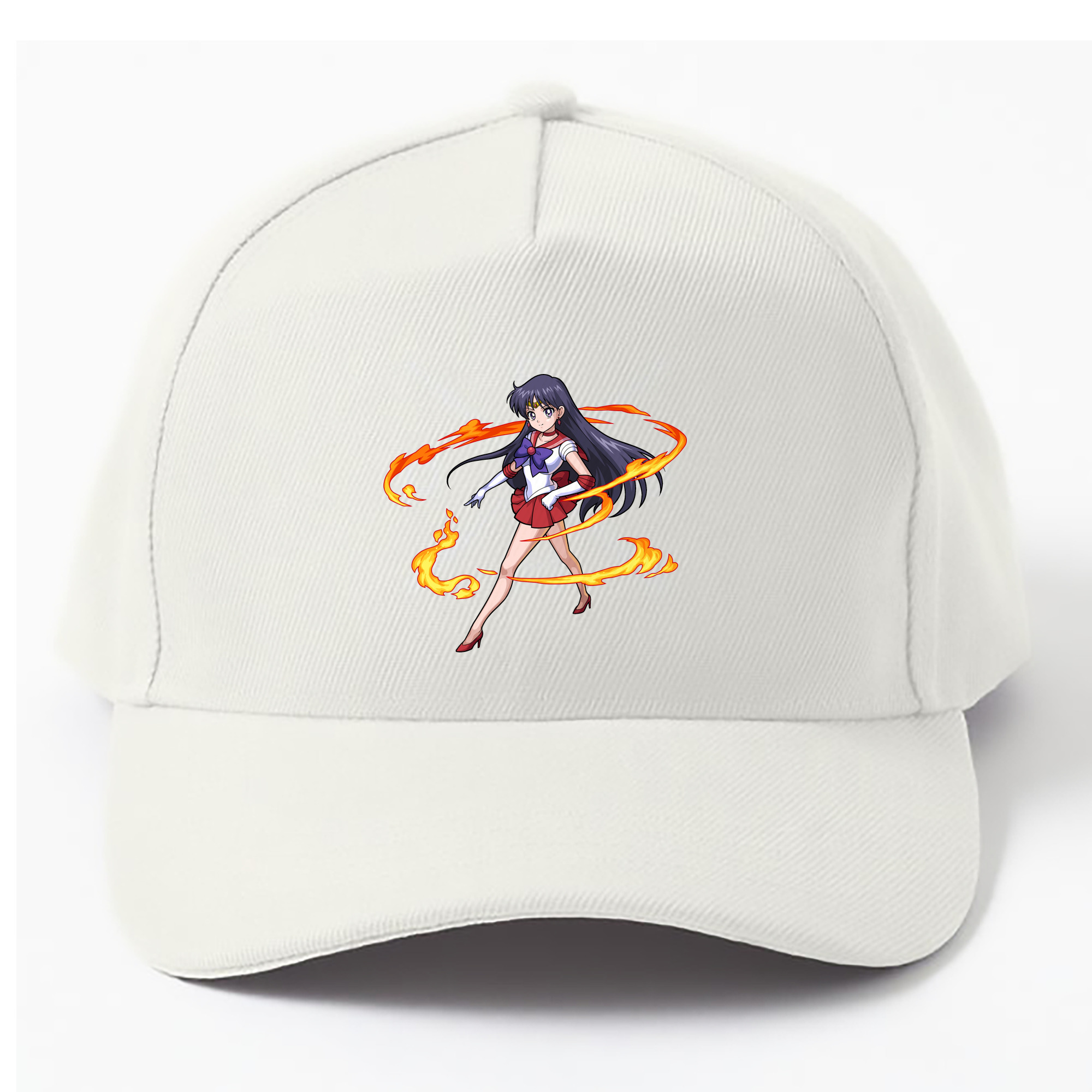 （画像用） 美少女戦士セーラームーン 火野レイ ひの レイ Sailor Moon Hino Rei （セーラーマーズ,Sailor Mars） ベースボールキャップ 綿100％ 男女兼用 帽子 スポーツ