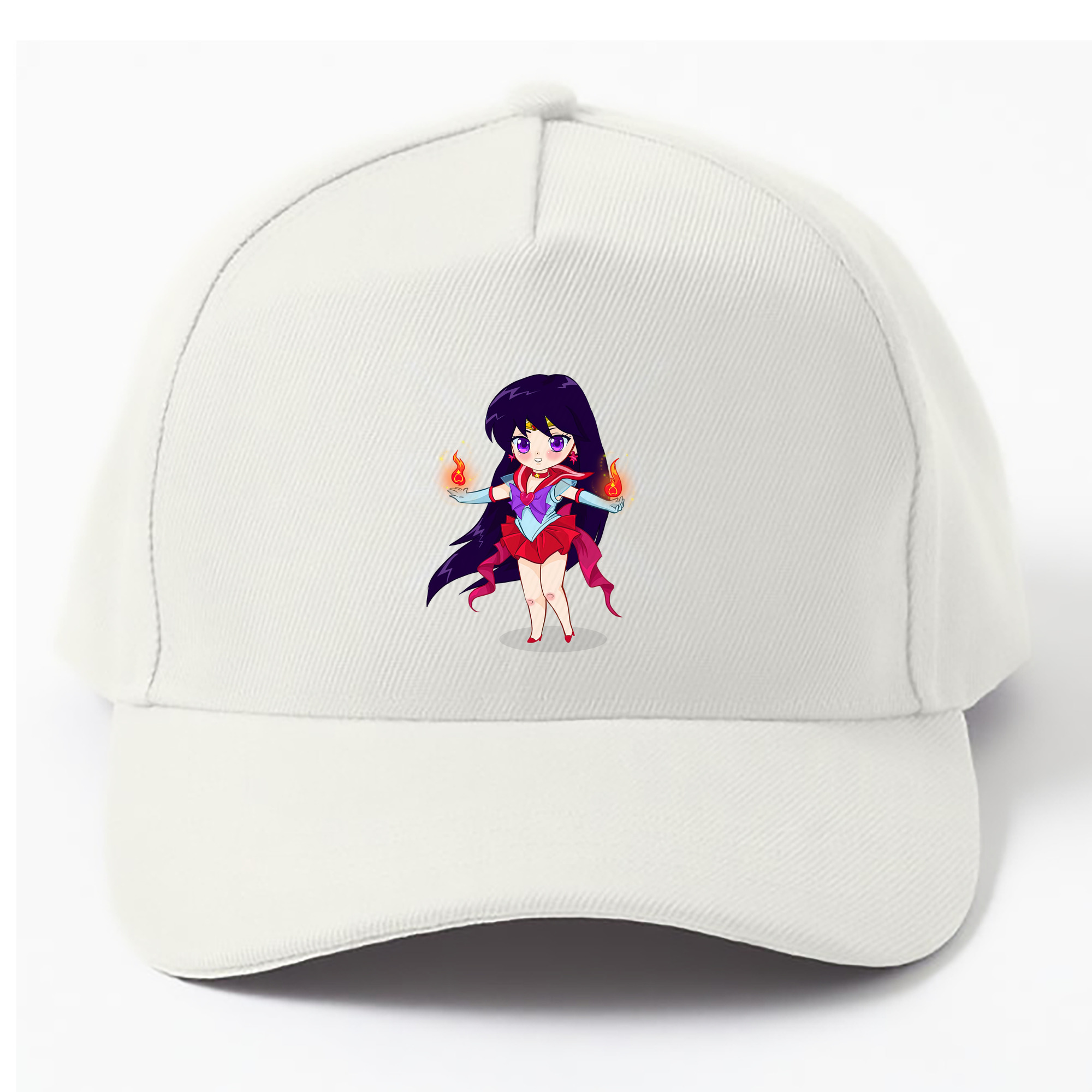 （画像用） 美少女戦士セーラームーン 火野レイ ひの レイ Sailor Moon Hino Rei （セーラーマーズ,Sailor Mars） ベースボールキャップ 綿100％ 男女兼用 帽子 スポーツ
