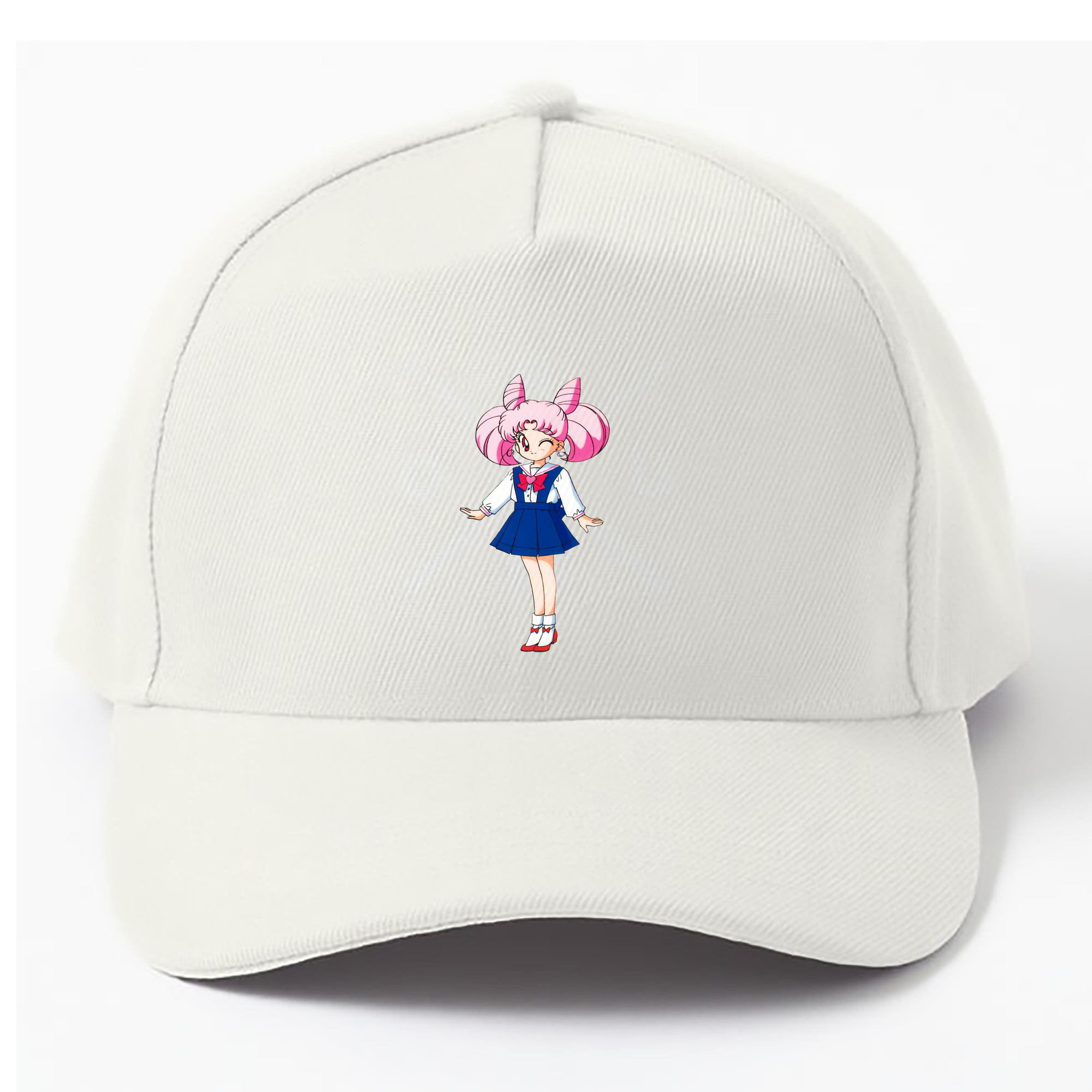 （画像用） 美少女戦士セーラームーン ちびうさ Sailor Moon Chibiusa Tsukino Usagi Small Lady Serenity ベースボールキャップ 綿100％ 男女兼用 帽子 スポーツ