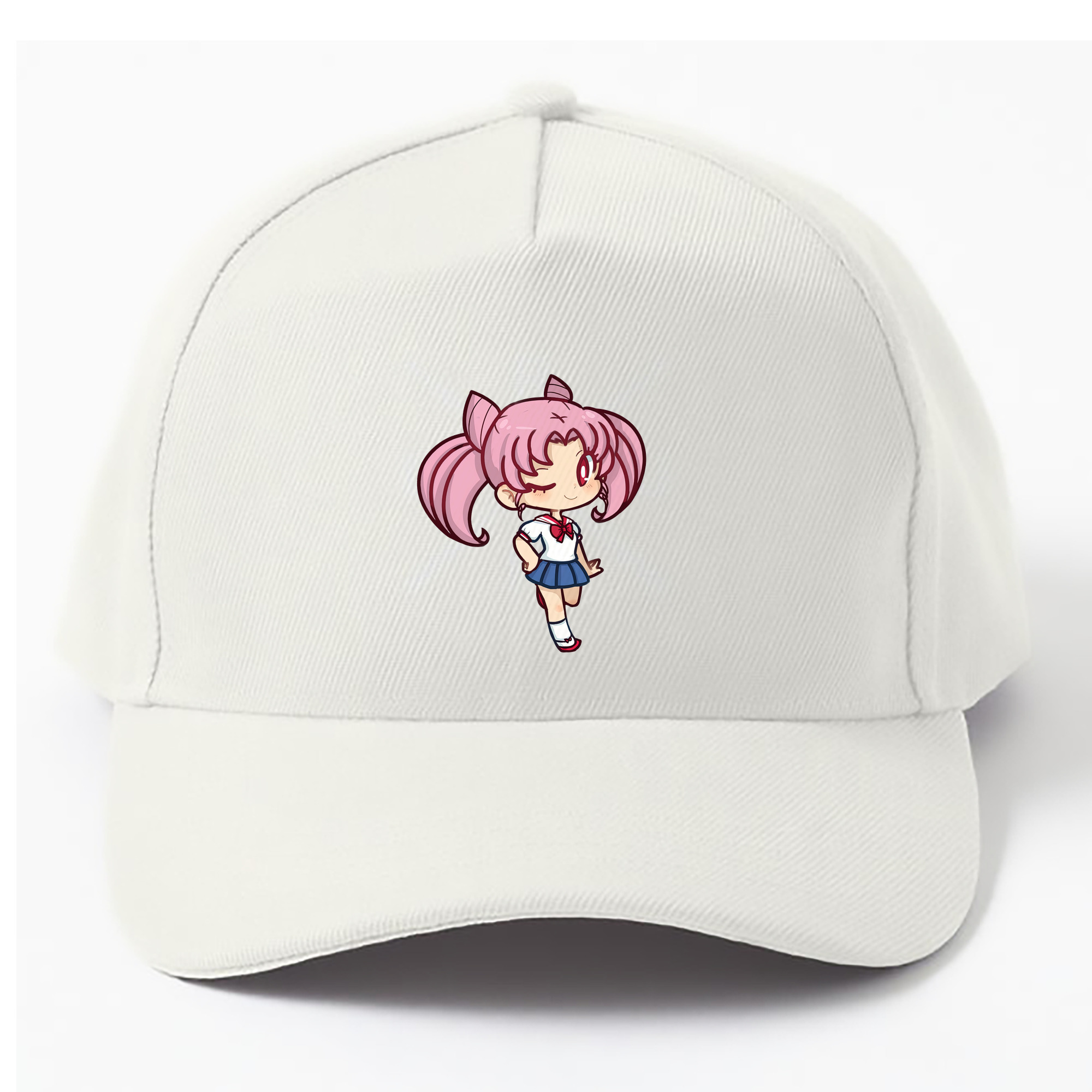 （画像用） 美少女戦士セーラームーン ちびうさ Sailor Moon Chibiusa Tsukino Usagi Small Lady Serenity ベースボールキャップ 綿100％ 男女兼用 帽子 スポーツ