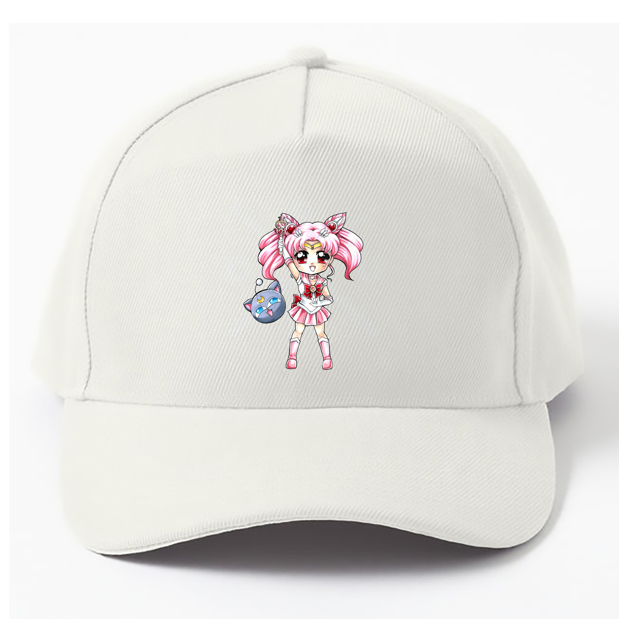 （画像用） 美少女戦士セーラームーン ちびうさ Sailor Moon Chibiusa Tsukino Usagi Small Lady Serenity ベースボールキャップ 綿100％ 男女兼用 帽子 スポーツ