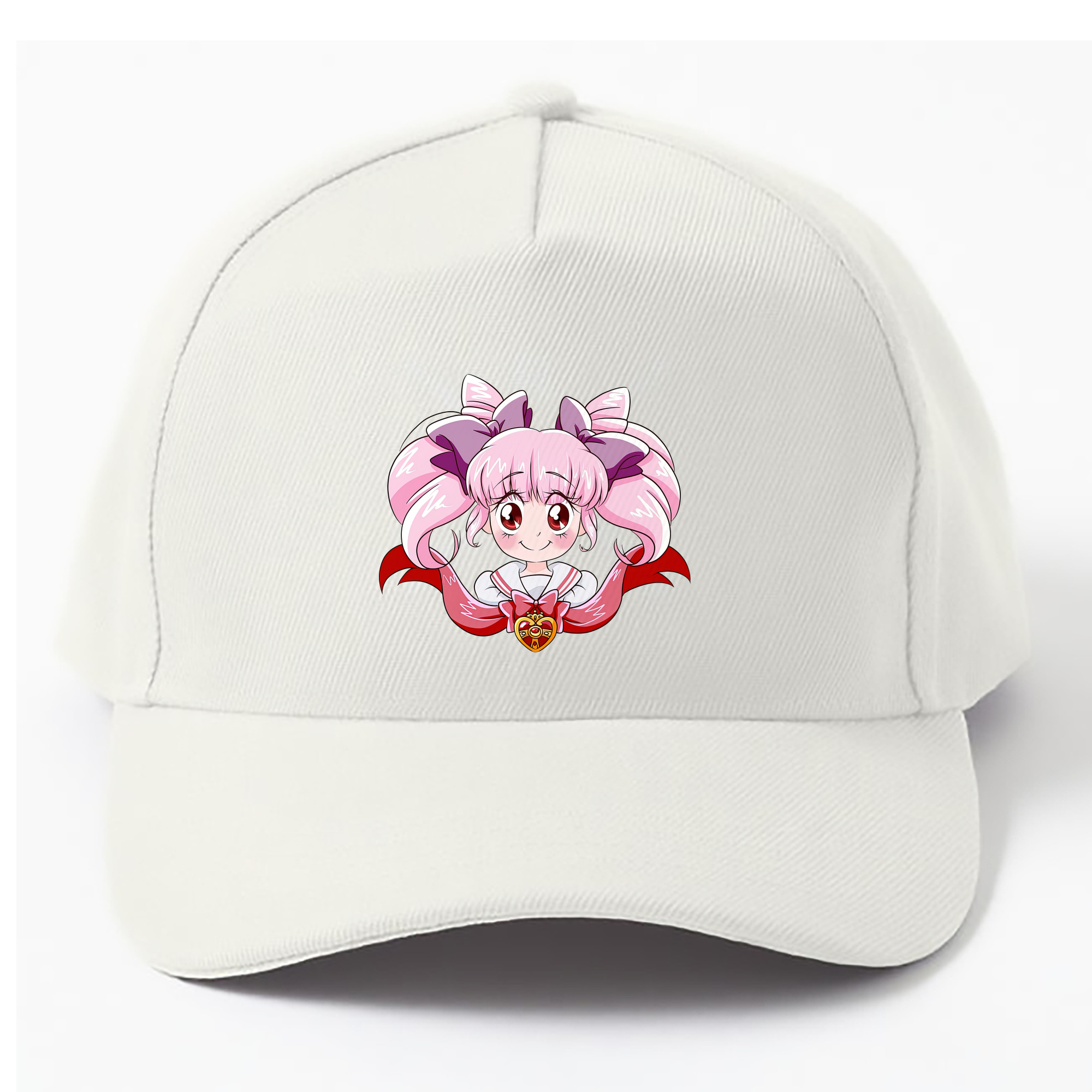 （画像用） 美少女戦士セーラームーン ちびうさ Sailor Moon Chibiusa Tsukino Usagi Small Lady Serenity ベースボールキャップ 綿100％ 男女兼用 帽子 スポーツ