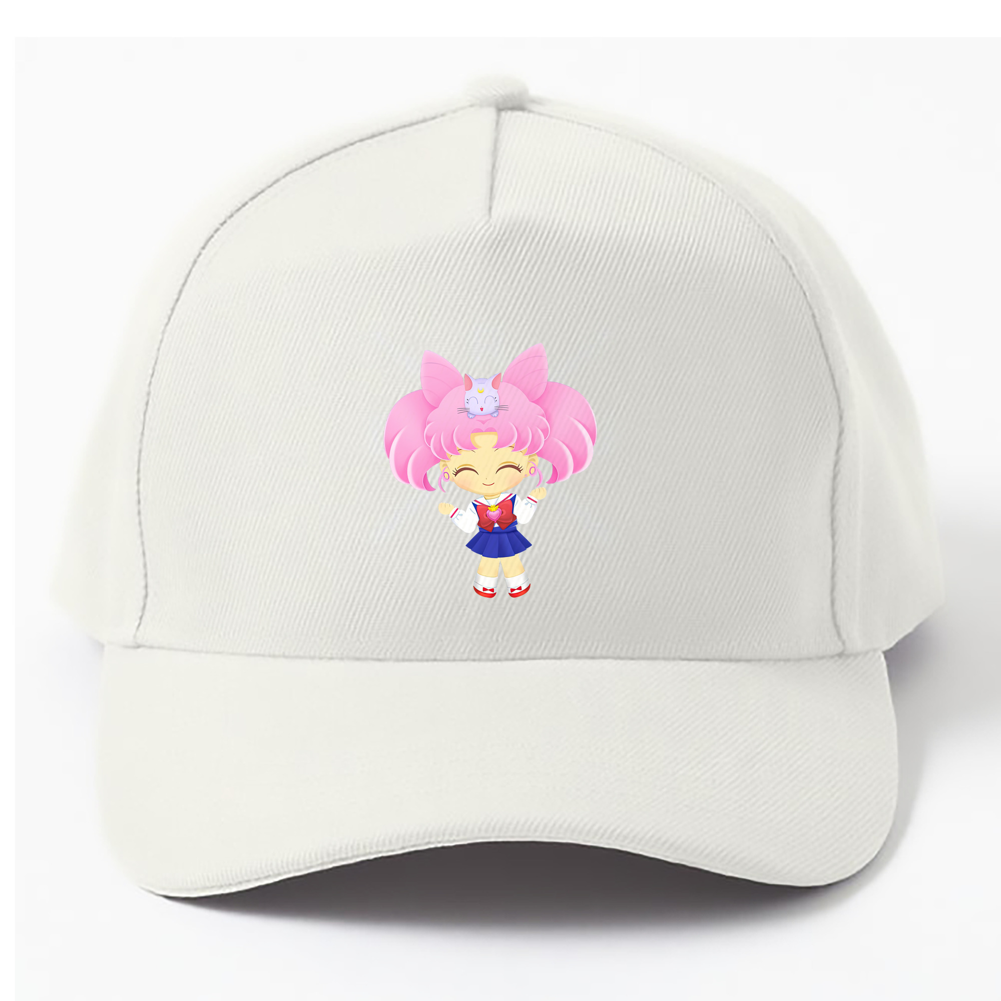 （画像用） 美少女戦士セーラームーン ちびうさ Sailor Moon Chibiusa Tsukino Usagi Small Lady Serenity ベースボールキャップ 綿100％ 男女兼用 帽子 スポーツ