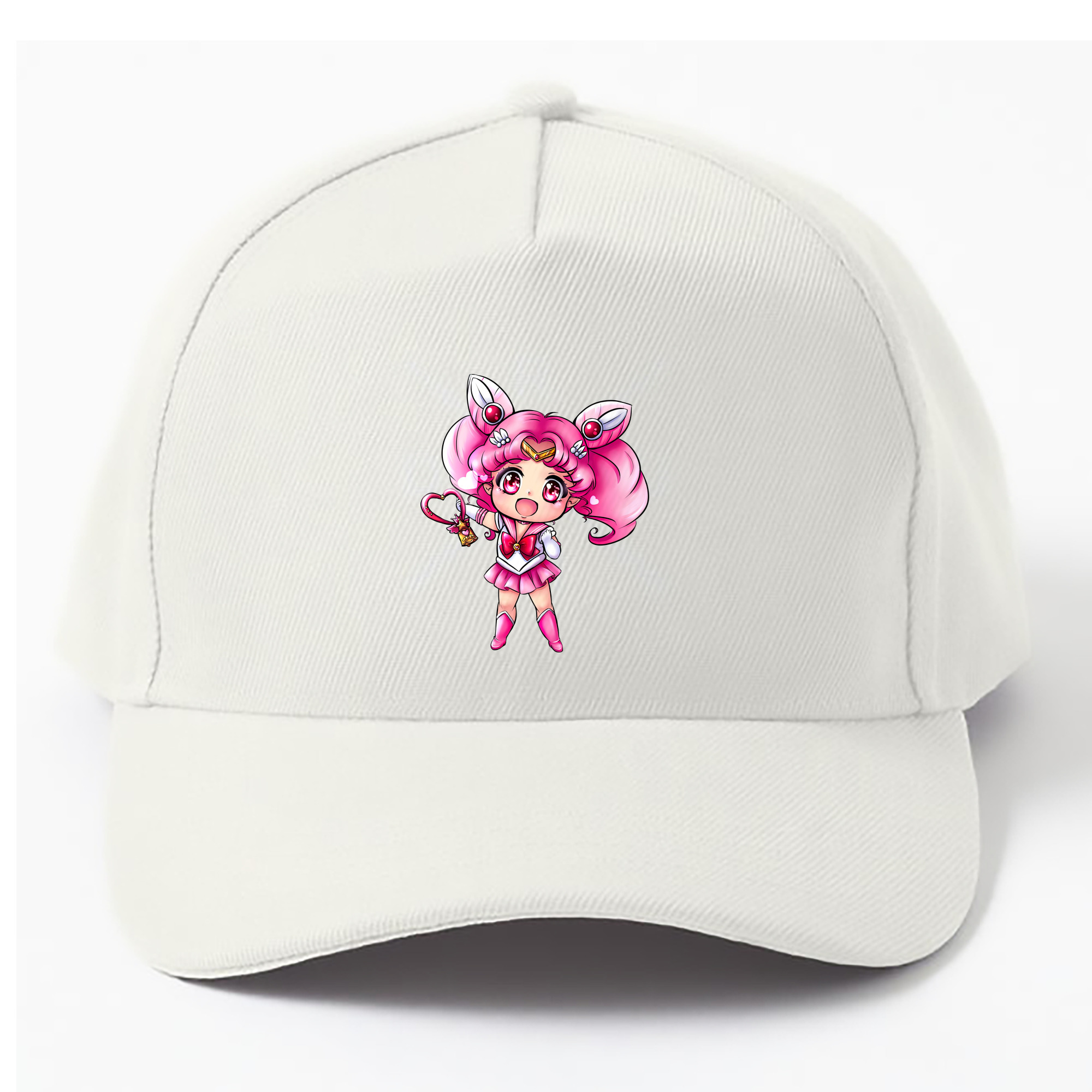 （画像用） 美少女戦士セーラームーン ちびうさ Sailor Moon Chibiusa Tsukino Usagi Small Lady Serenity ベースボールキャップ 綿100％ 男女兼用 帽子 スポーツ