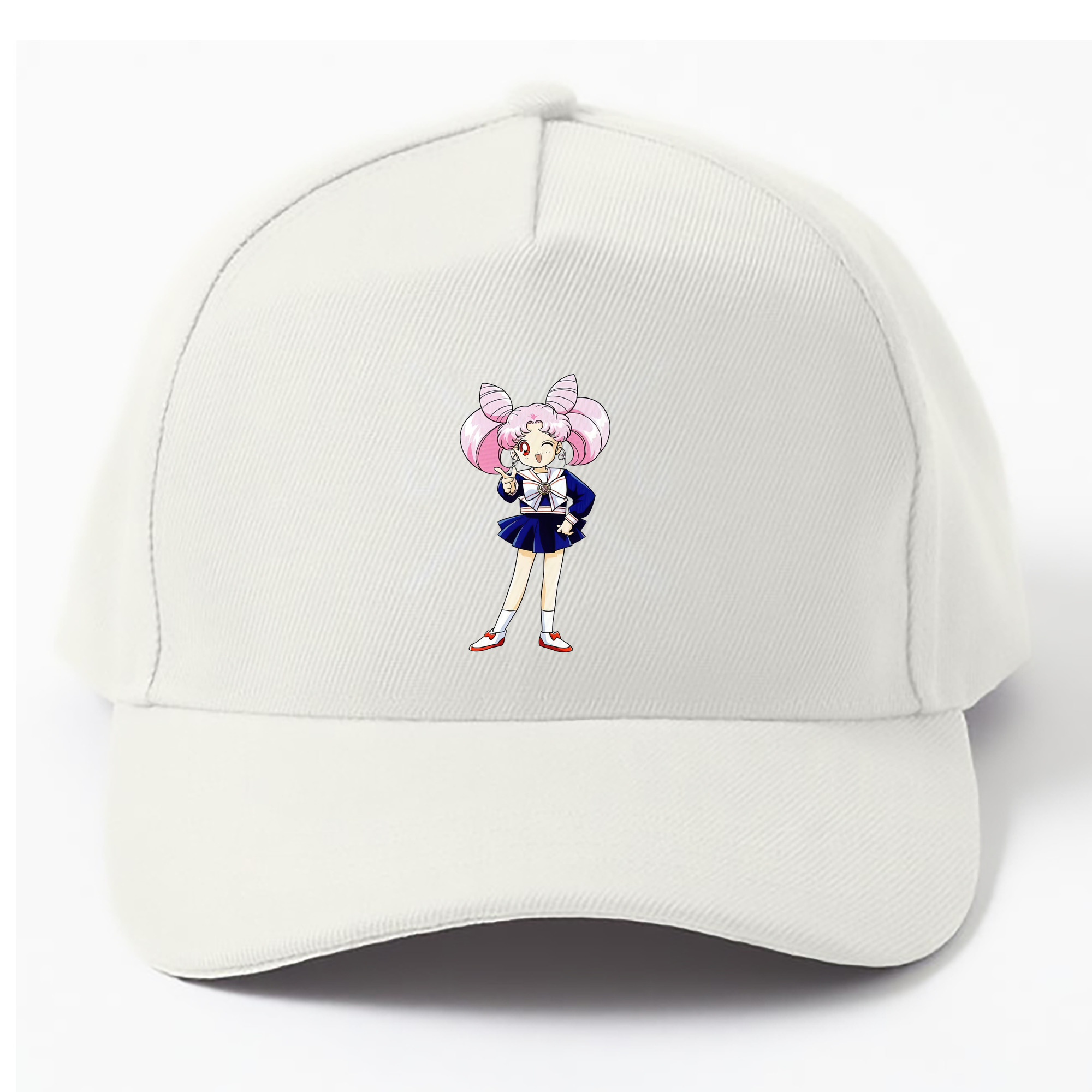 （画像用） 美少女戦士セーラームーン ちびうさ Sailor Moon Chibiusa Tsukino Usagi Small Lady Serenity ベースボールキャップ 綿100％ 男女兼用 帽子 スポーツ