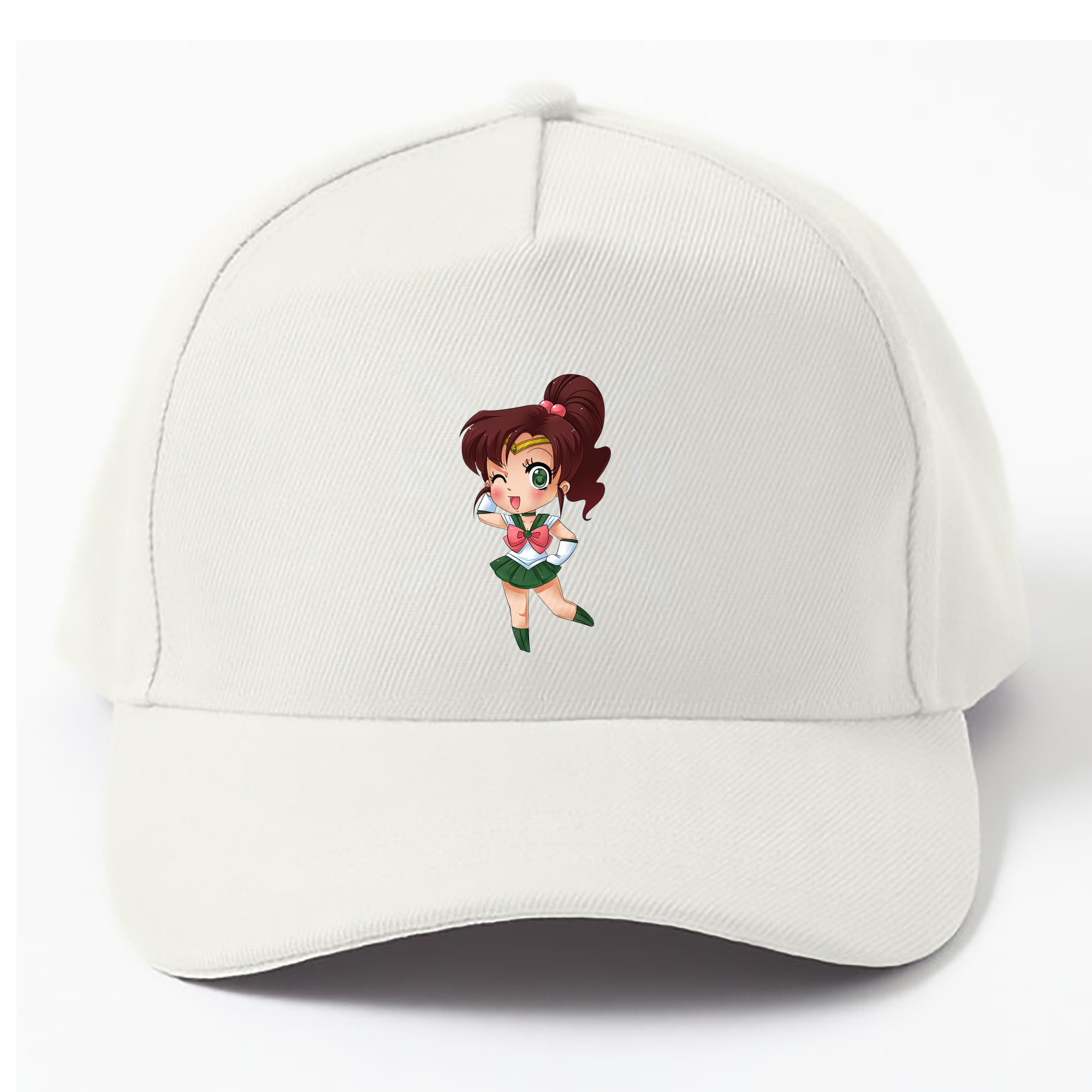 （画像用） 美少女戦士セーラームーン 木野 まこと きの まこと Sailor Moon Kino Makoto （セーラージュピター；Sailor Jupiter） ベースボールキャップ 綿100％ 男女兼用 帽子 スポーツ