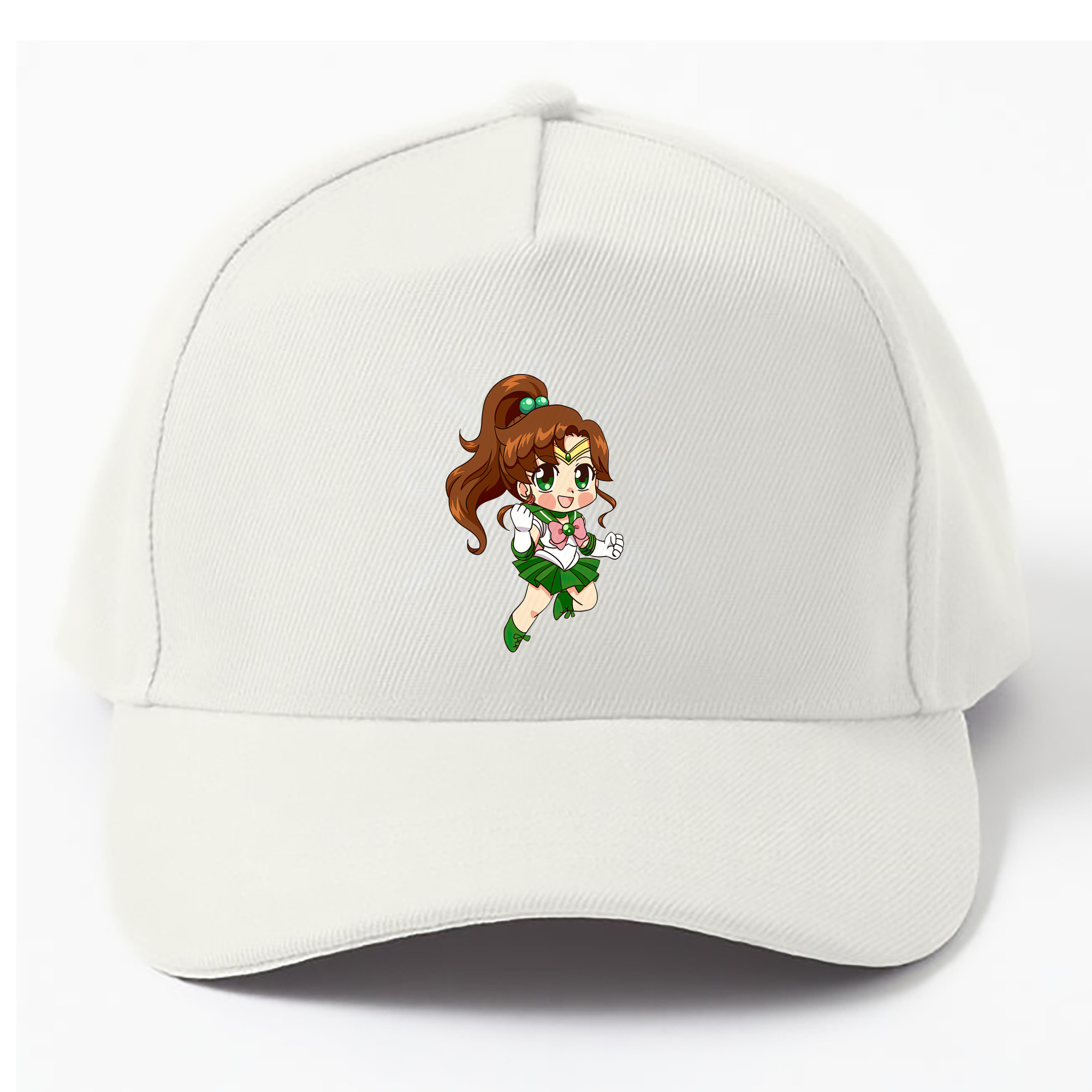 （画像用） 美少女戦士セーラームーン 木野 まこと きの まこと Sailor Moon Kino Makoto （セーラージュピター；Sailor Jupiter） ベースボールキャップ 綿100％ 男女兼用 帽子 スポーツ