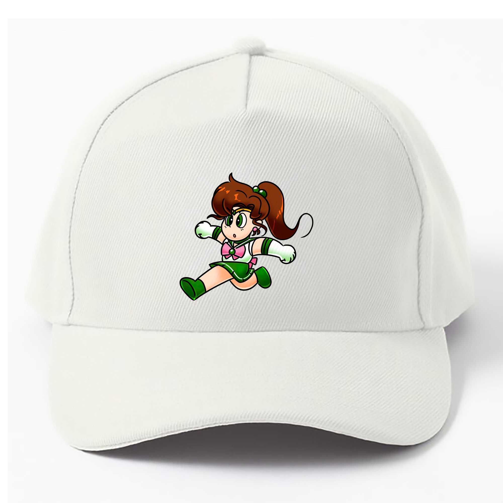 （画像用） 美少女戦士セーラームーン 木野 まこと きの まこと Sailor Moon Kino Makoto （セーラージュピター；Sailor Jupiter） ベースボールキャップ 綿100％ 男女兼用 帽子 スポーツ