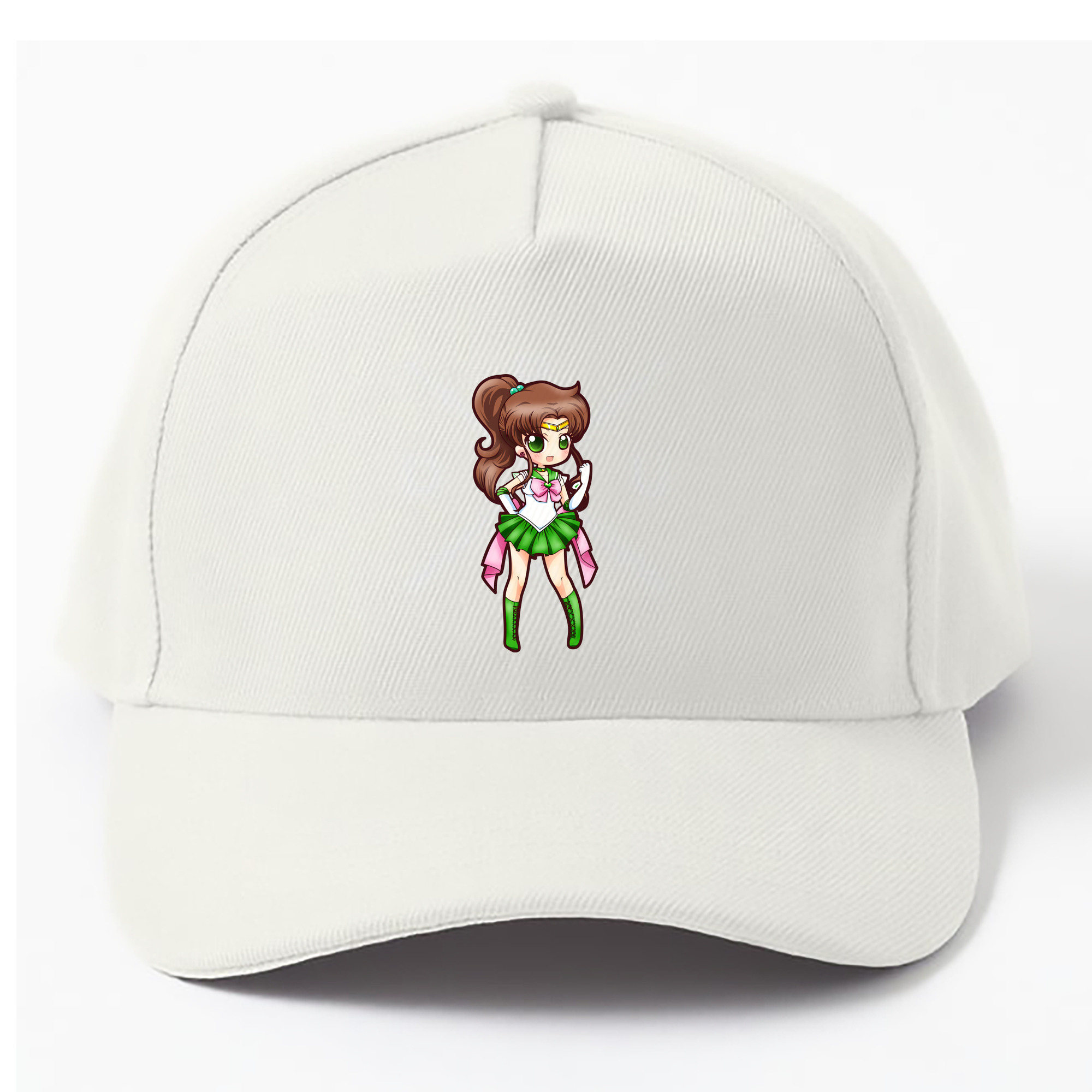 （画像用） 美少女戦士セーラームーン 木野 まこと きの まこと Sailor Moon Kino Makoto （セーラージュピター；Sailor Jupiter） ベースボールキャップ 綿100％ 男女兼用 帽子 スポーツ
