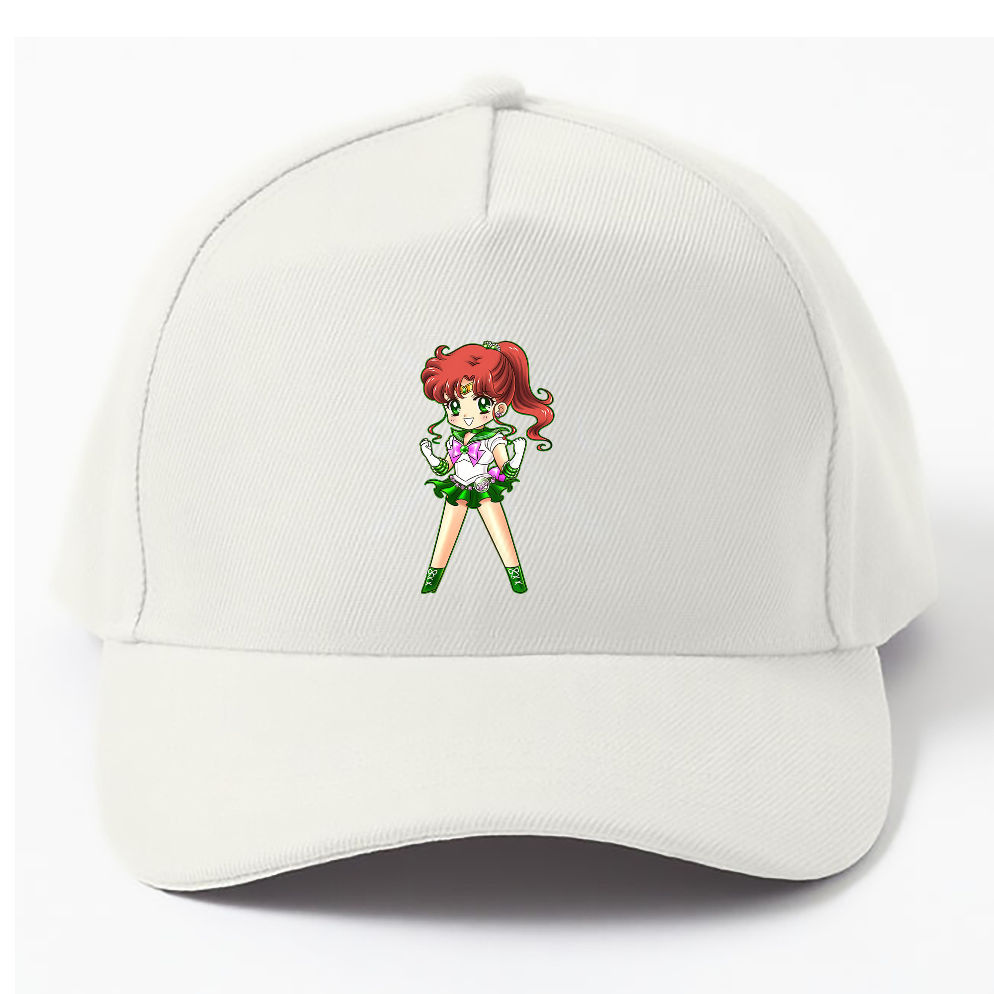 （画像用） 美少女戦士セーラームーン 木野 まこと きの まこと Sailor Moon Kino Makoto （セーラージュピター；Sailor Jupiter） ベースボールキャップ 綿100％ 男女兼用 帽子 スポーツ