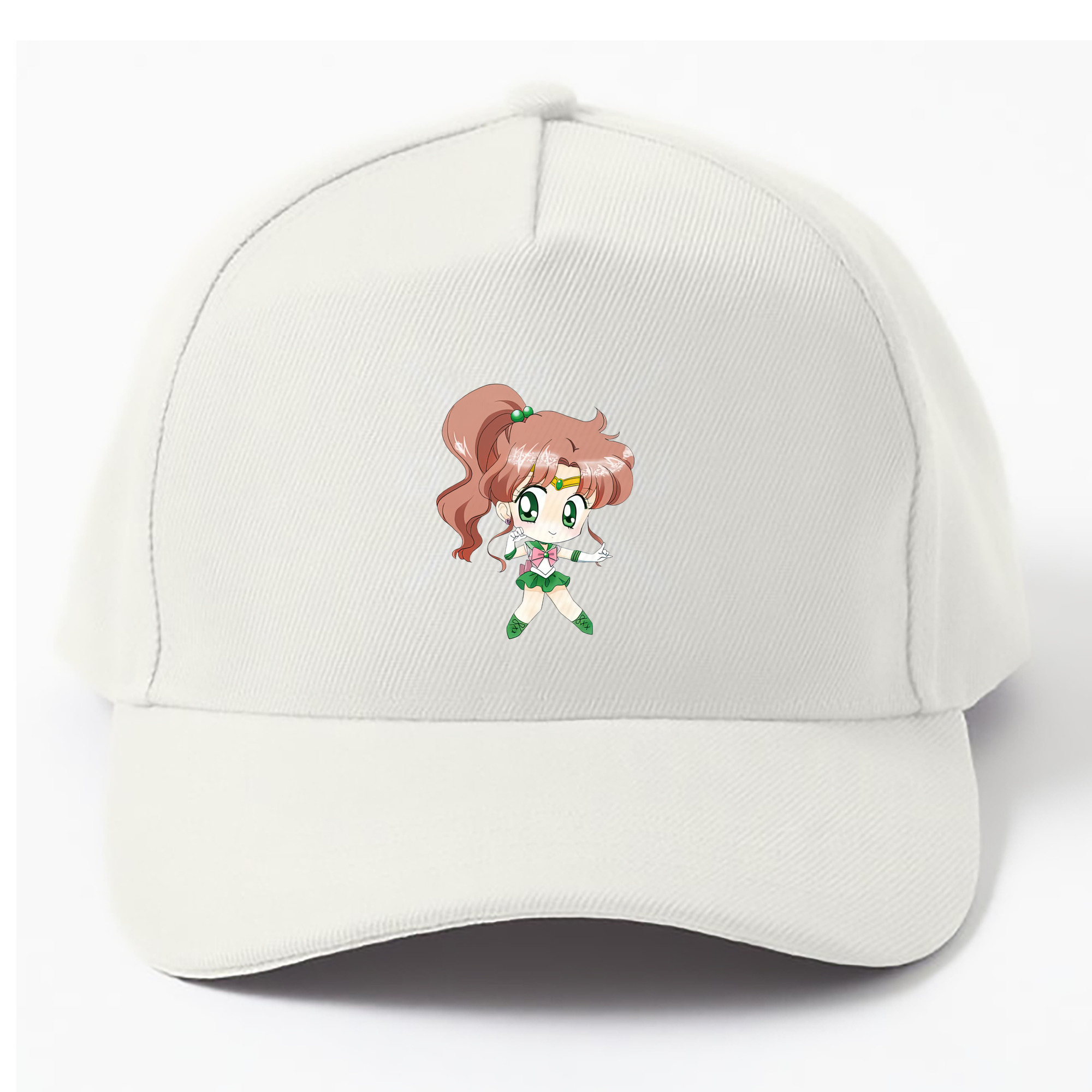 （画像用） 美少女戦士セーラームーン 木野 まこと きの まこと Sailor Moon Kino Makoto （セーラージュピター；Sailor Jupiter） ベースボールキャップ 綿100％ 男女兼用 帽子 スポーツ