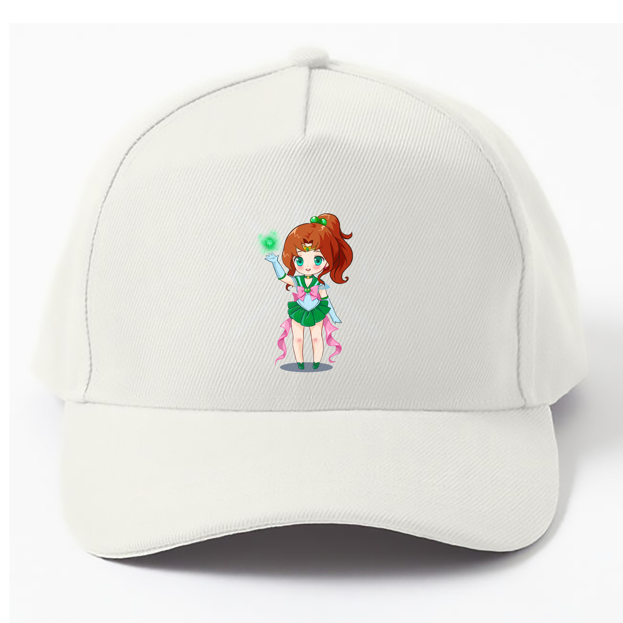 （画像用） 美少女戦士セーラームーン 木野 まこと きの まこと Sailor Moon Kino Makoto （セーラージュピター；Sailor Jupiter） ベースボールキャップ 綿100％ 男女兼用 帽子 スポーツ