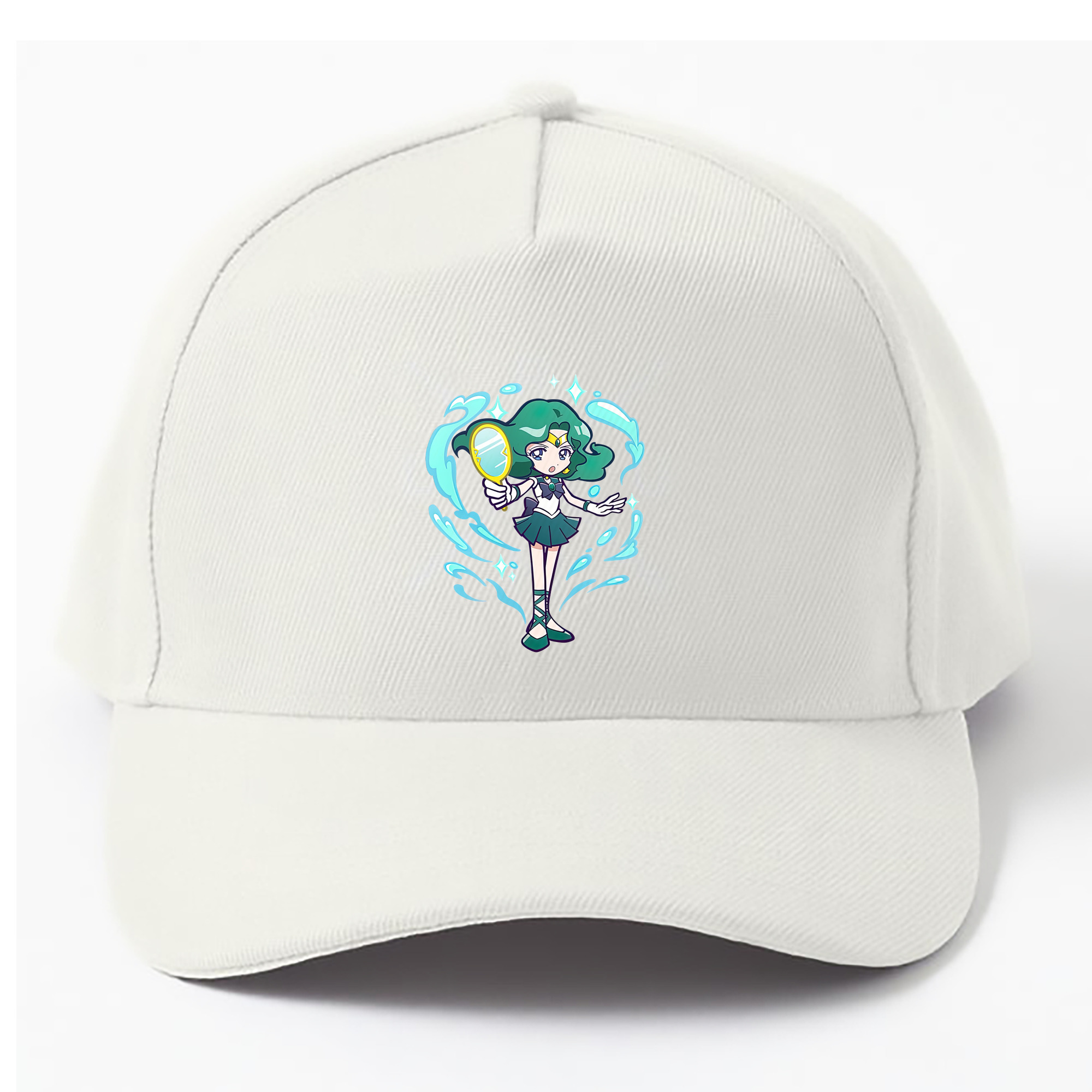 （画像用） 美少女戦士セーラームーン 海王 みちる（かいおう みちる） Sailor Moon Kaiou Michiru ベースボールキャップ 綿100％ 男女兼用 帽子 スポーツ