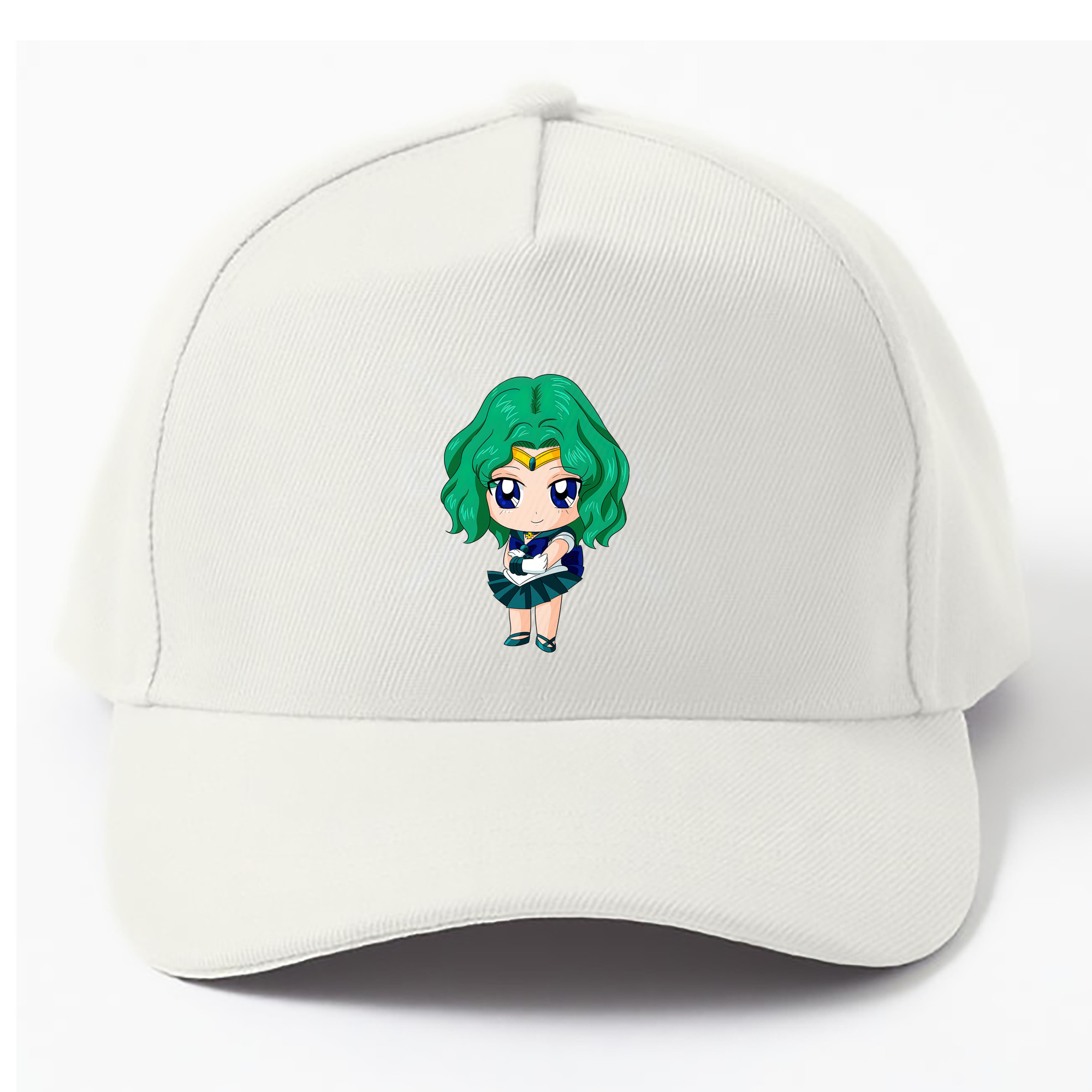 （画像用） 美少女戦士セーラームーン 海王 みちる（かいおう みちる） Sailor Moon Kaiou Michiru ベースボールキャップ 綿100％ 男女兼用 帽子 スポーツ