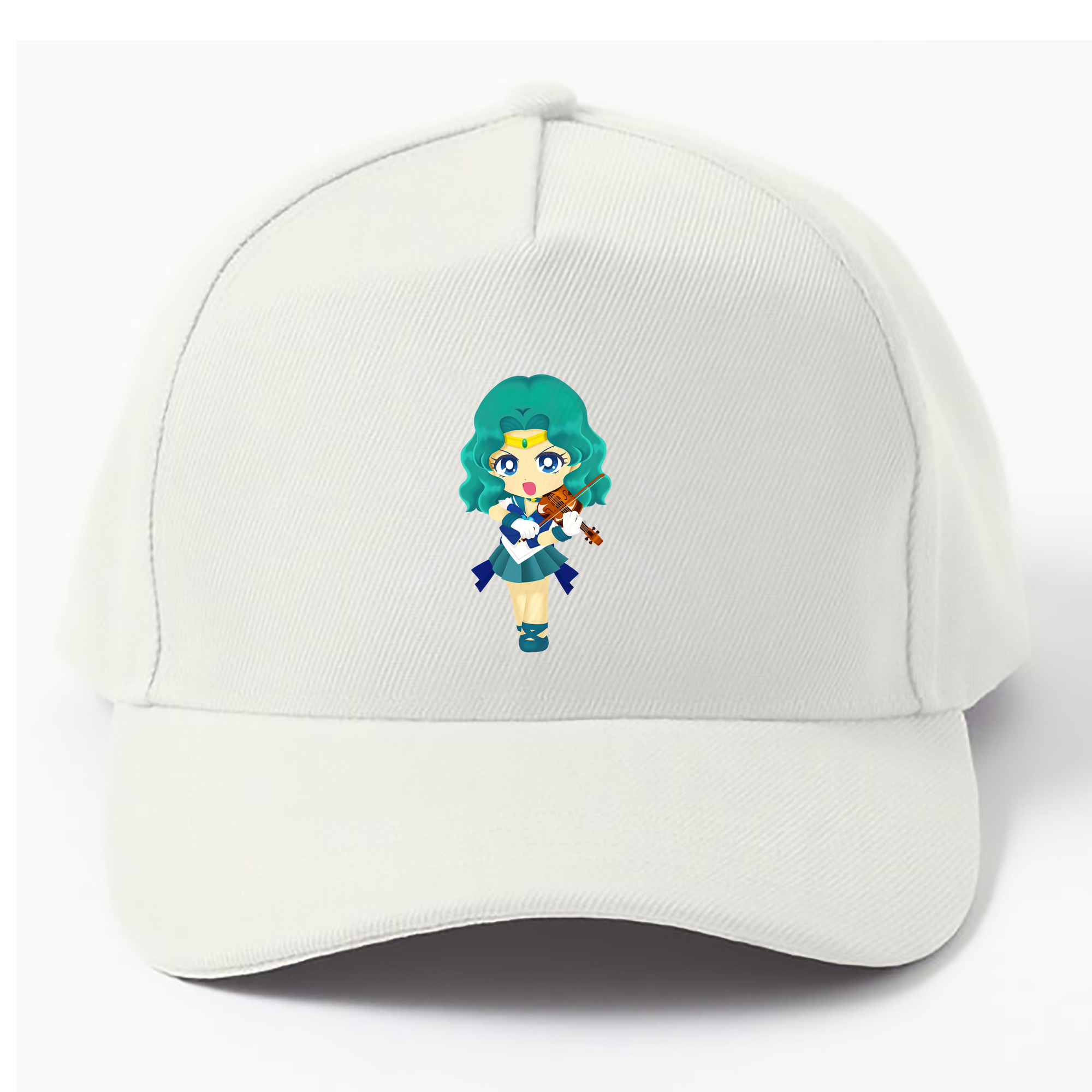 （画像用） 美少女戦士セーラームーン 海王 みちる（かいおう みちる） Sailor Moon Kaiou Michiru ベースボールキャップ 綿100％ 男女兼用 帽子 スポーツ