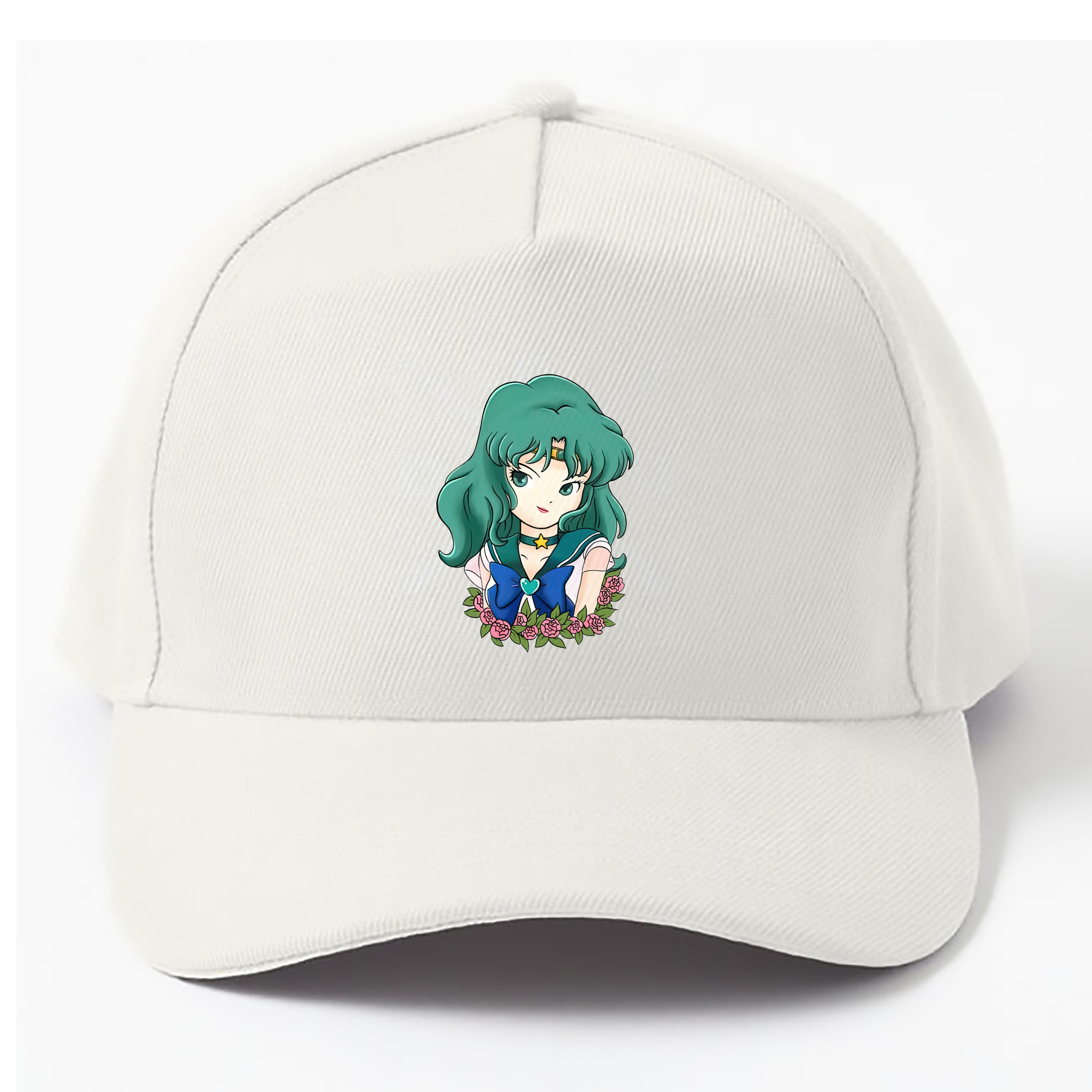 （画像用） 美少女戦士セーラームーン 海王 みちる（かいおう みちる） Sailor Moon Kaiou Michiru ベースボールキャップ 綿100％ 男女兼用 帽子 スポーツ