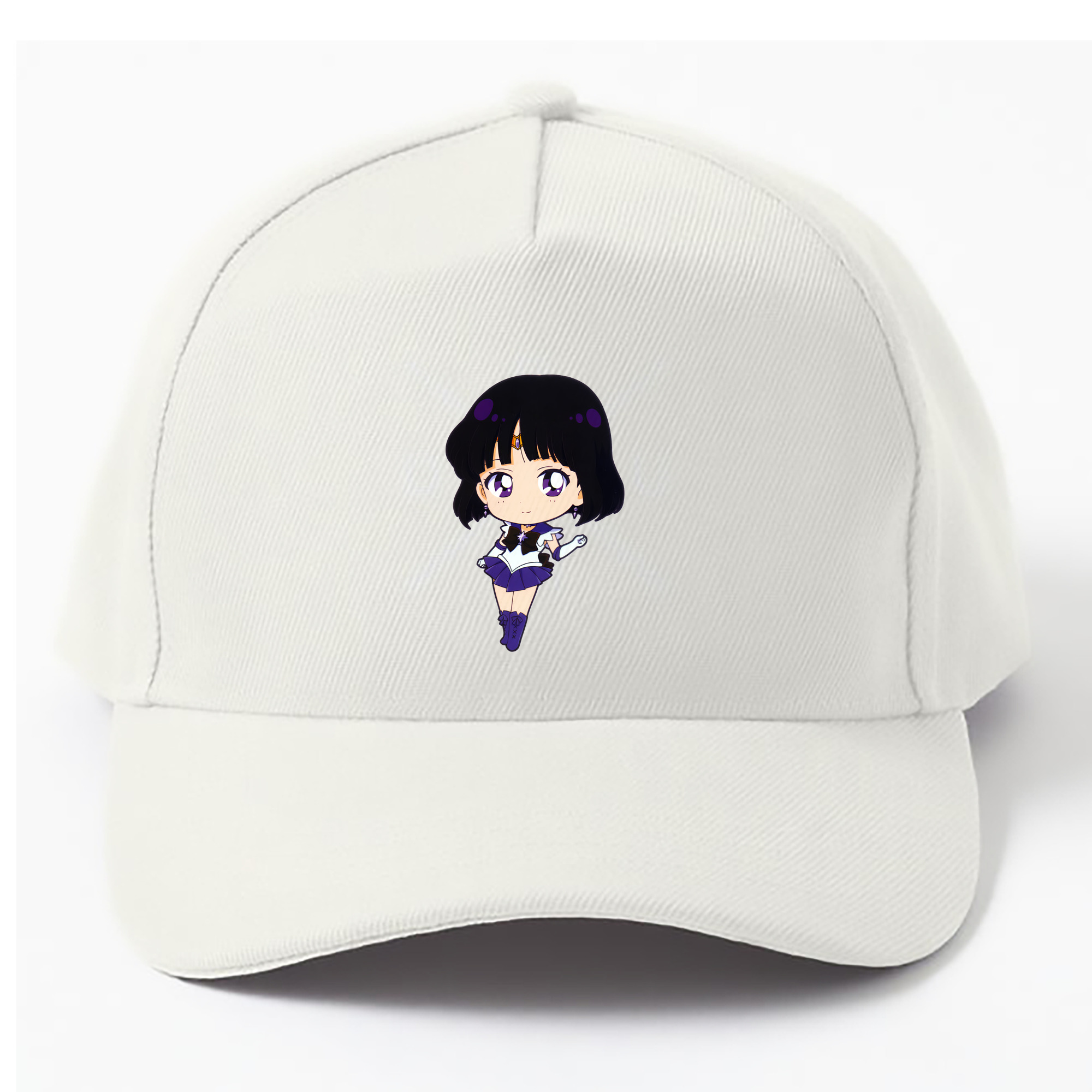 （画像用） 美少女戦士セーラームーン 土萠ほたる Sailor Moon Tomoe Hotaru （セーラーサターン；Sailor Saturn） ベースボールキャップ 綿100％ 男女兼用 帽子 スポーツ