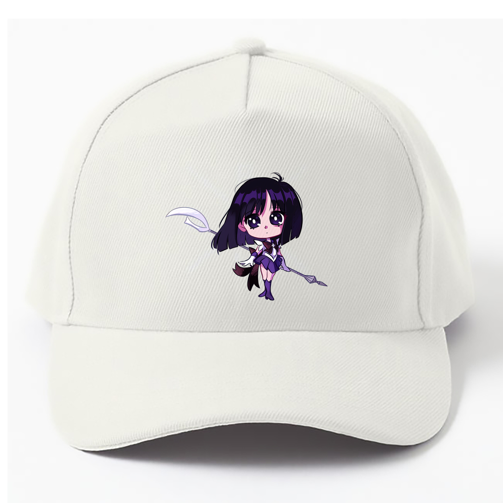 （画像用） 美少女戦士セーラームーン 土萠ほたる Sailor Moon Tomoe Hotaru （セーラーサターン；Sailor Saturn） ベースボールキャップ 綿100％ 男女兼用 帽子 スポーツ