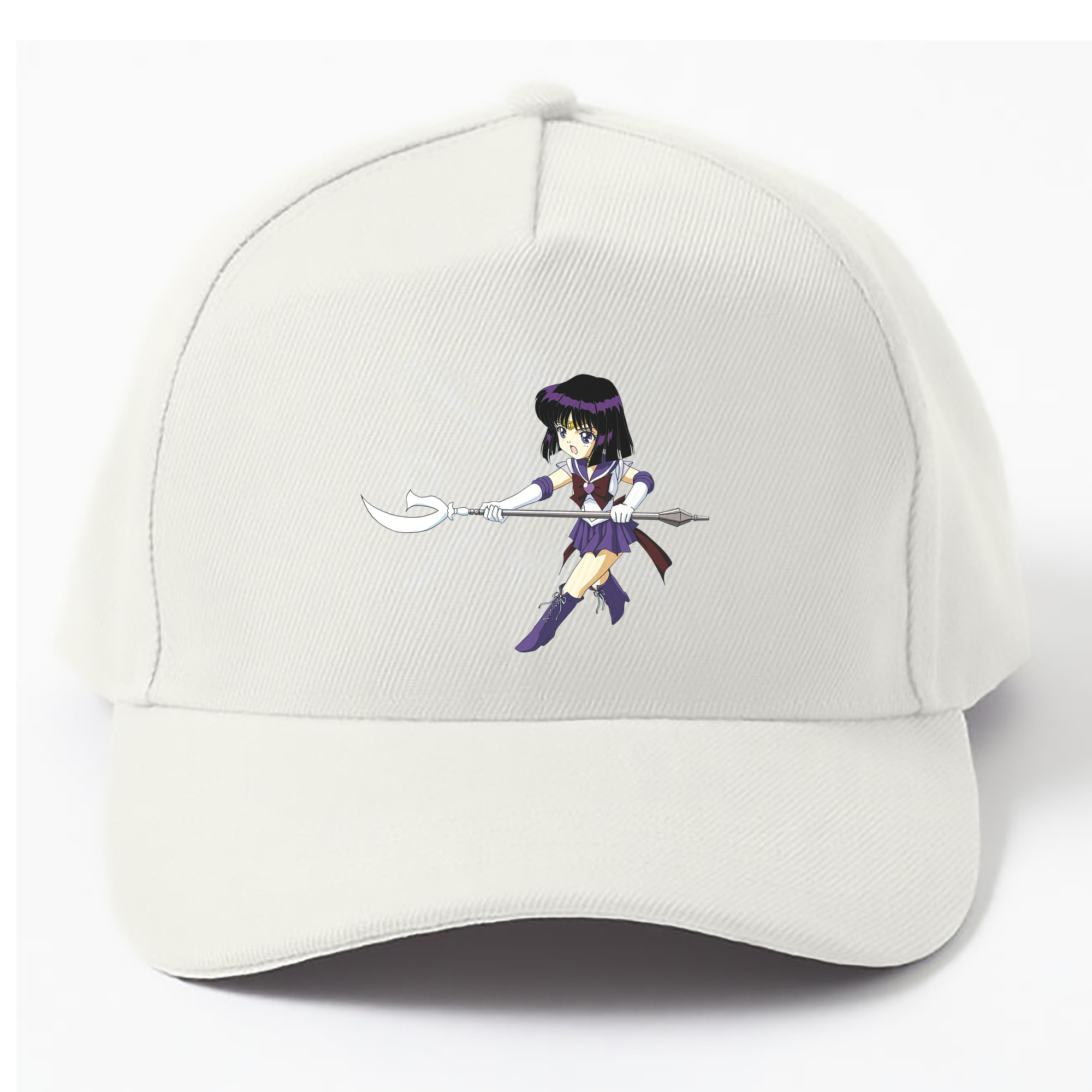 （画像用） 美少女戦士セーラームーン 土萠ほたる Sailor Moon Tomoe Hotaru （セーラーサターン；Sailor Saturn） ベースボールキャップ 綿100％ 男女兼用 帽子 スポーツ