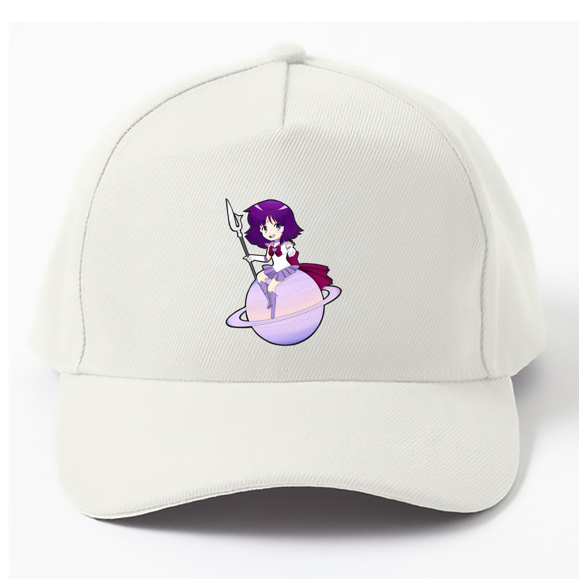 （画像用） 美少女戦士セーラームーン 土萠ほたる Sailor Moon Tomoe Hotaru （セーラーサターン；Sailor Saturn） ベースボールキャップ 綿100％ 男女兼用 帽子 スポーツ
