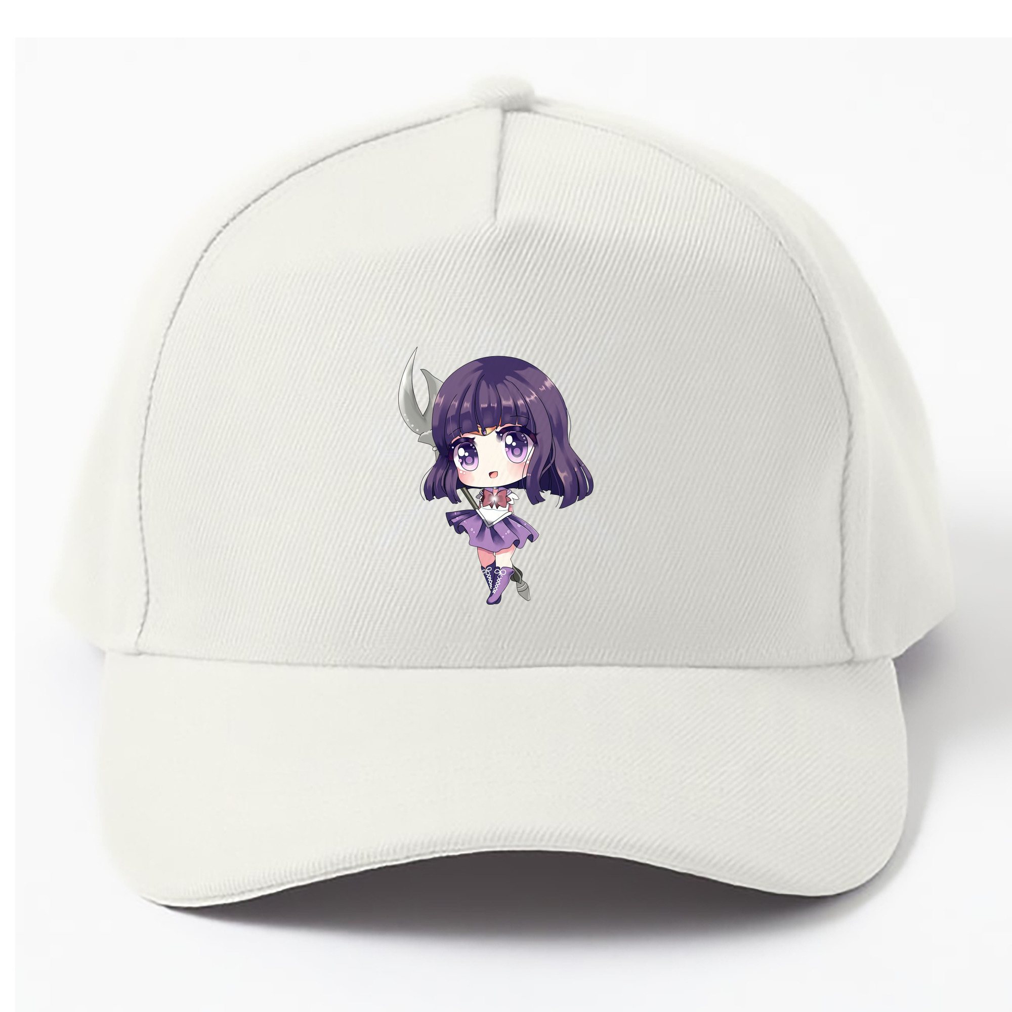 （画像用） 美少女戦士セーラームーン 土萠ほたる Sailor Moon Tomoe Hotaru （セーラーサターン；Sailor Saturn） ベースボールキャップ 綿100％ 男女兼用 帽子 スポーツ