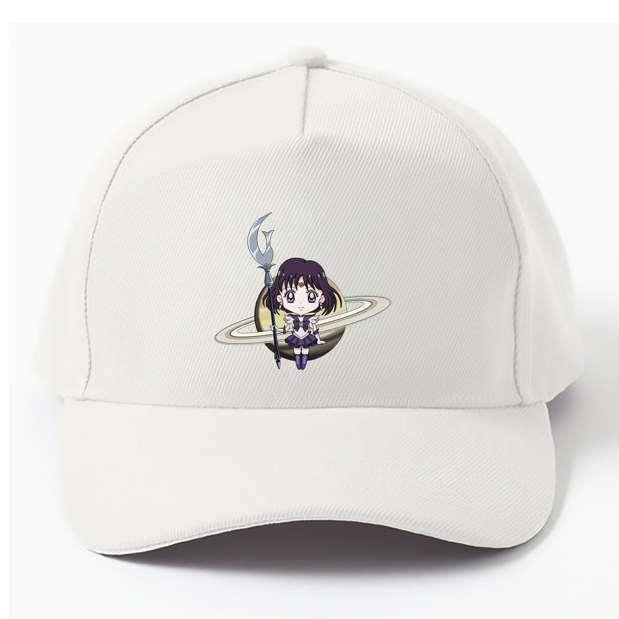 （画像用） 美少女戦士セーラームーン 土萠ほたる Sailor Moon Tomoe Hotaru （セーラーサターン；Sailor Saturn） ベースボールキャップ 綿100％ 男女兼用 帽子 スポーツ