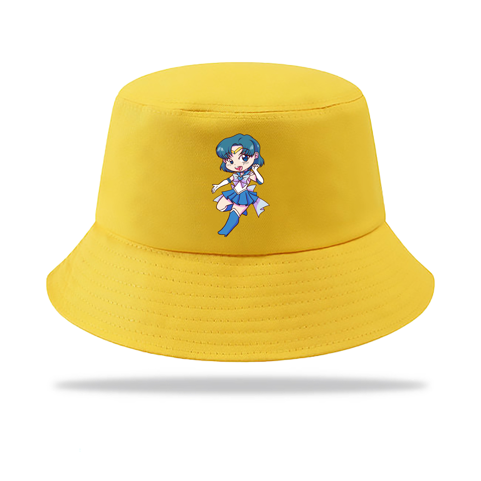 （画像用） 美少女戦士セーラームーン 水野 亜美 みずの あみ Sailor Moon Mizuno Ami アウトドア日除けバケットハット