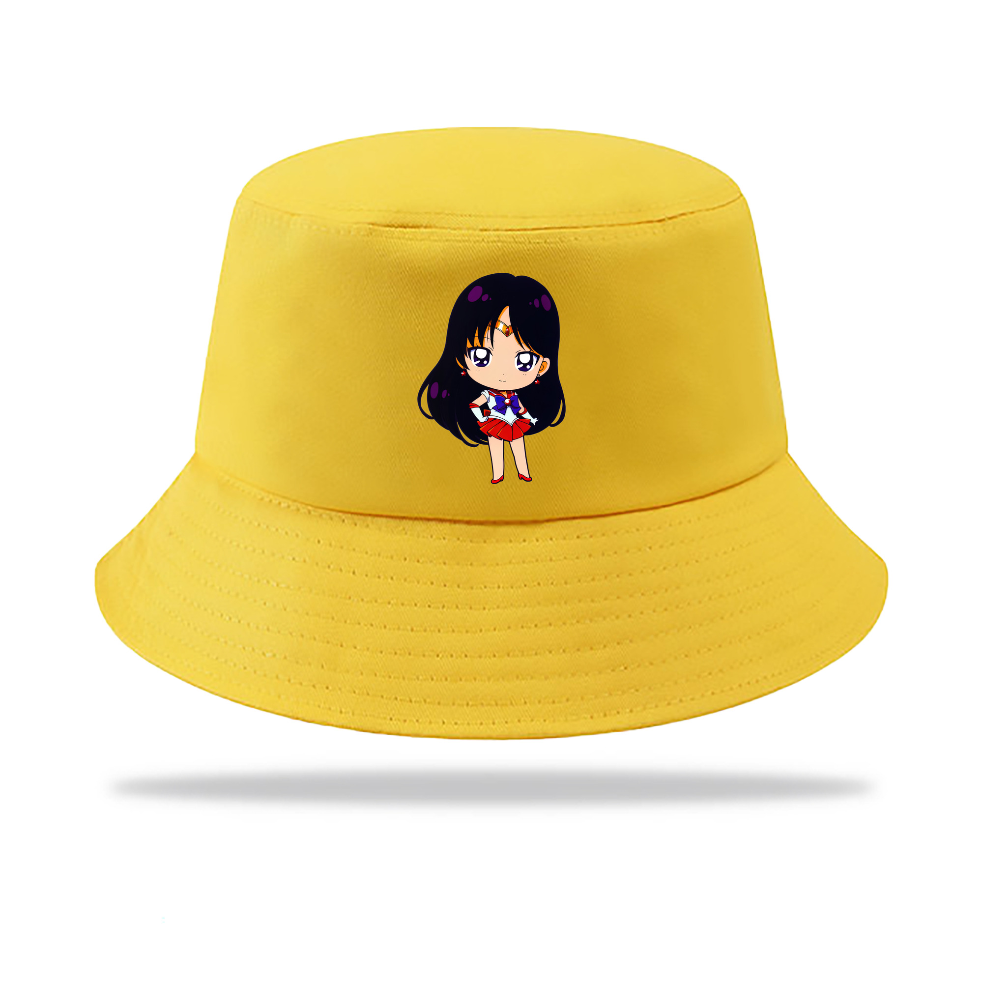 （画像用） 美少女戦士セーラームーン 火野レイ ひの レイ Sailor Moon Hino Rei （セーラーマーズ,Sailor Mars） アウトドア日除けバケットハット