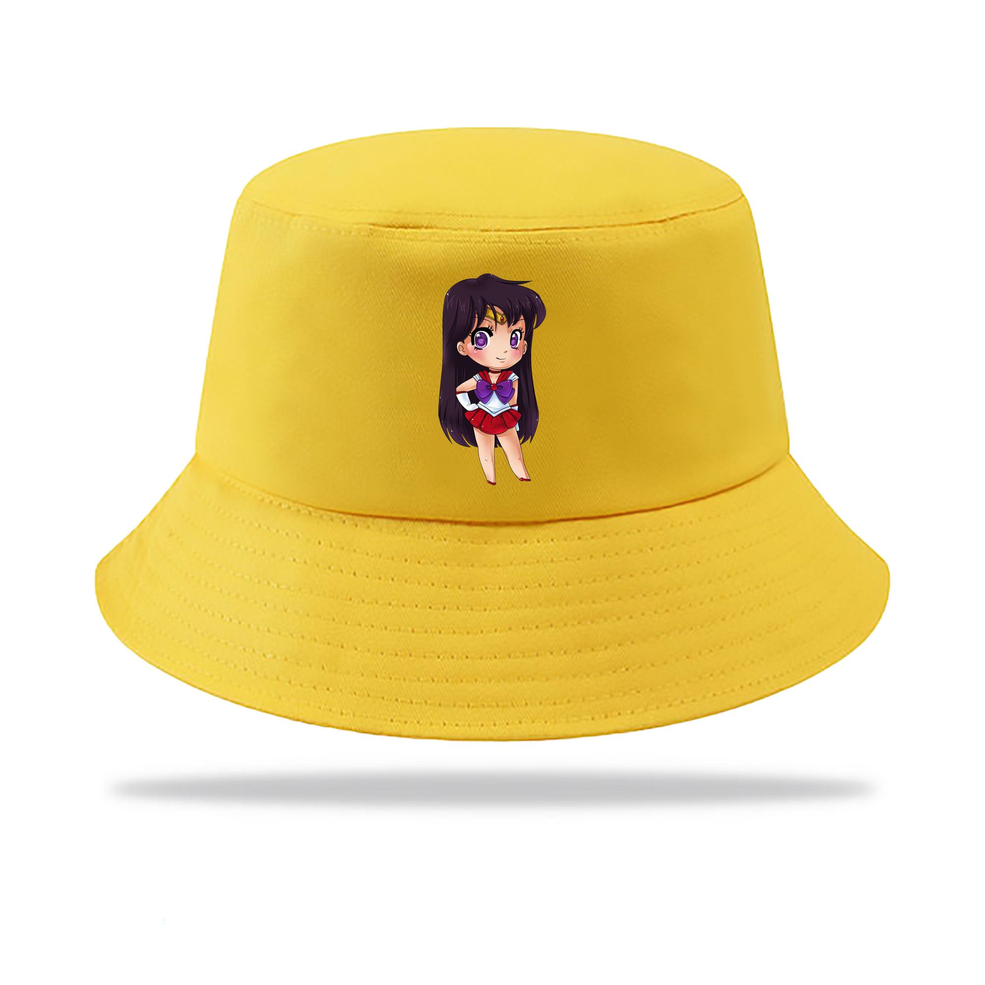 （画像用） 美少女戦士セーラームーン 火野レイ ひの レイ Sailor Moon Hino Rei （セーラーマーズ,Sailor Mars） アウトドア日除けバケットハット