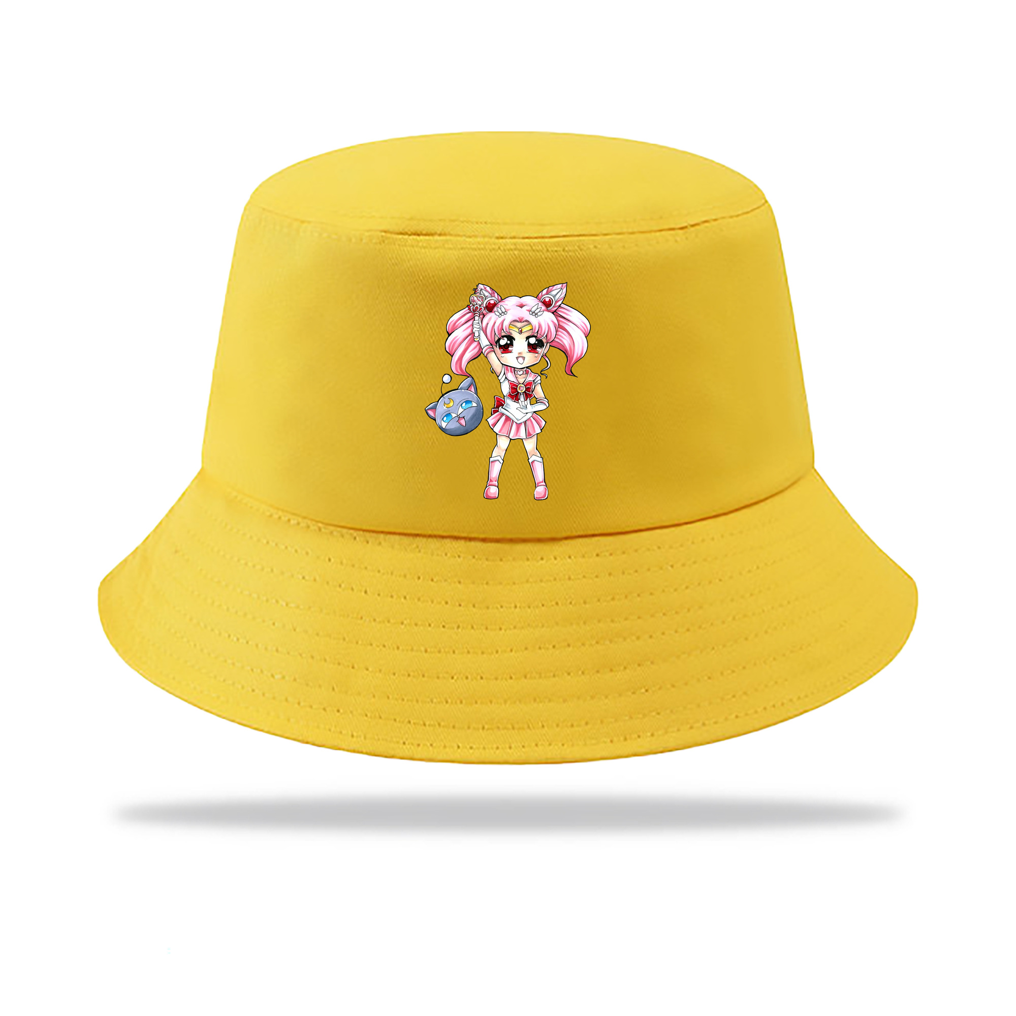 （画像用） 美少女戦士セーラームーン ちびうさ Sailor Moon Chibiusa Tsukino Usagi Small Lady Serenity アウトドア日除けバケットハット