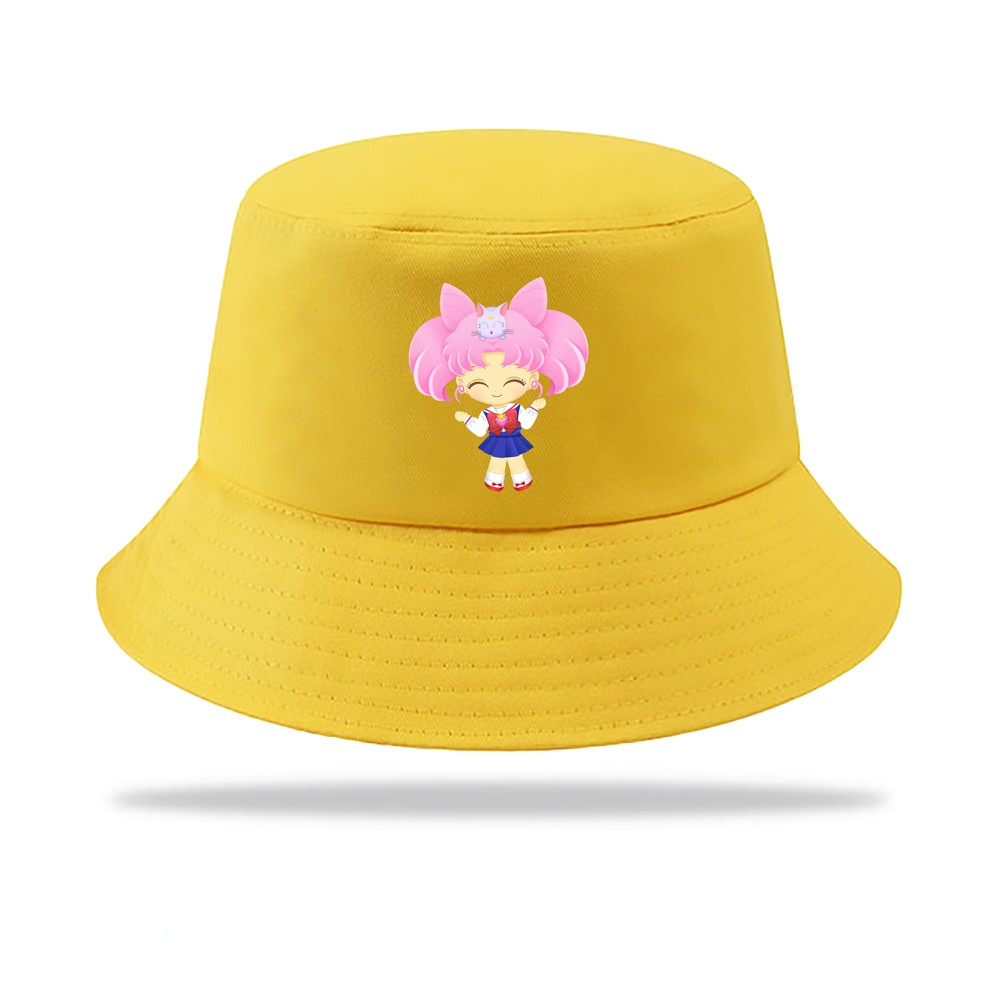 （画像用） 美少女戦士セーラームーン ちびうさ Sailor Moon Chibiusa Tsukino Usagi Small Lady Serenity アウトドア日除けバケットハット