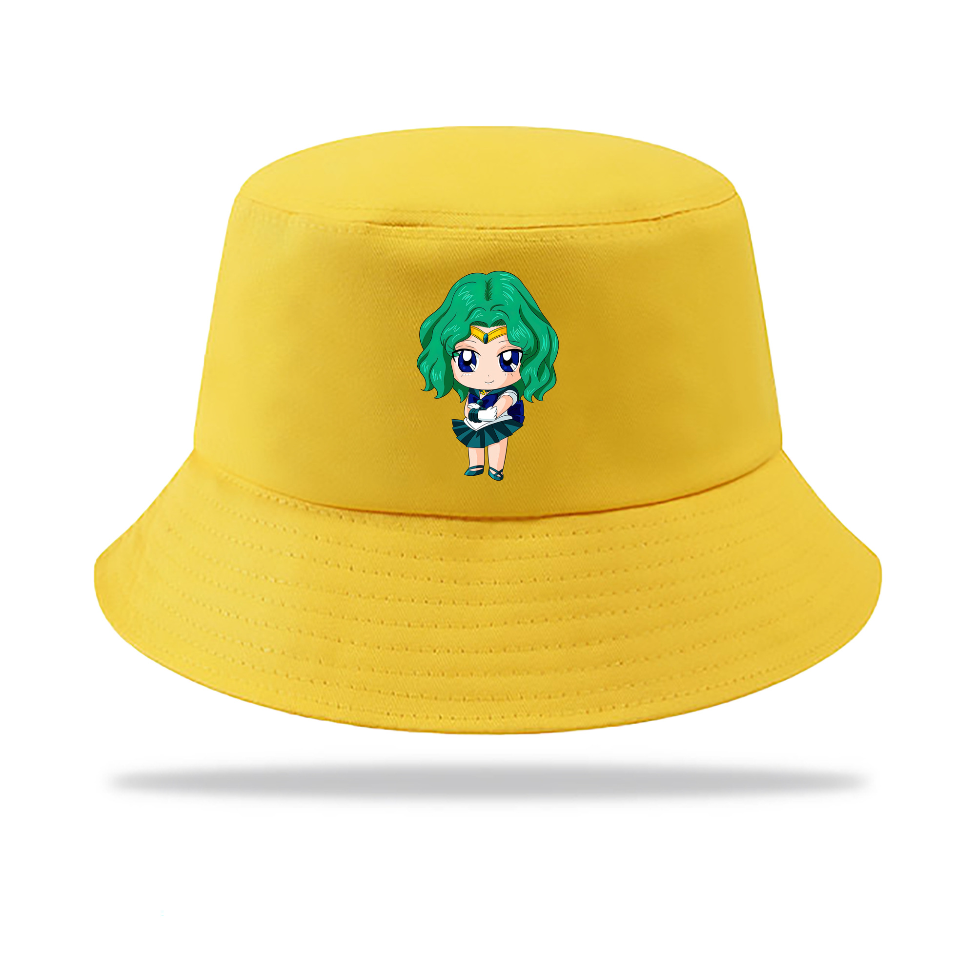 （画像用） 美少女戦士セーラームーン 海王 みちる（かいおう みちる） Sailor Moon Kaiou Michiru アウトドア日除けバケットハット
