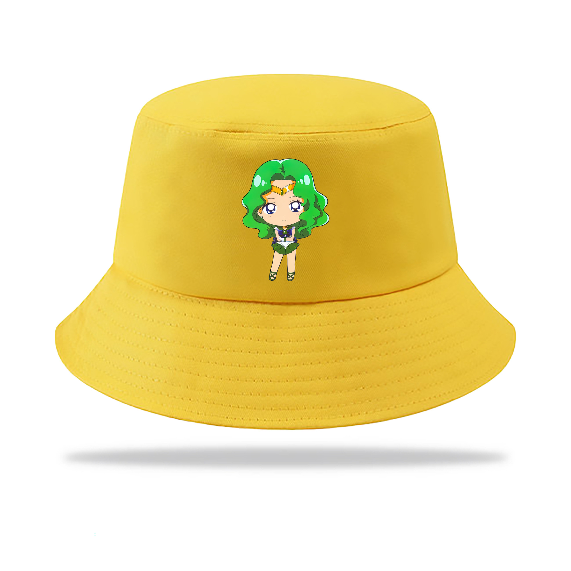 （画像用） 美少女戦士セーラームーン 海王 みちる（かいおう みちる） Sailor Moon Kaiou Michiru アウトドア日除けバケットハット